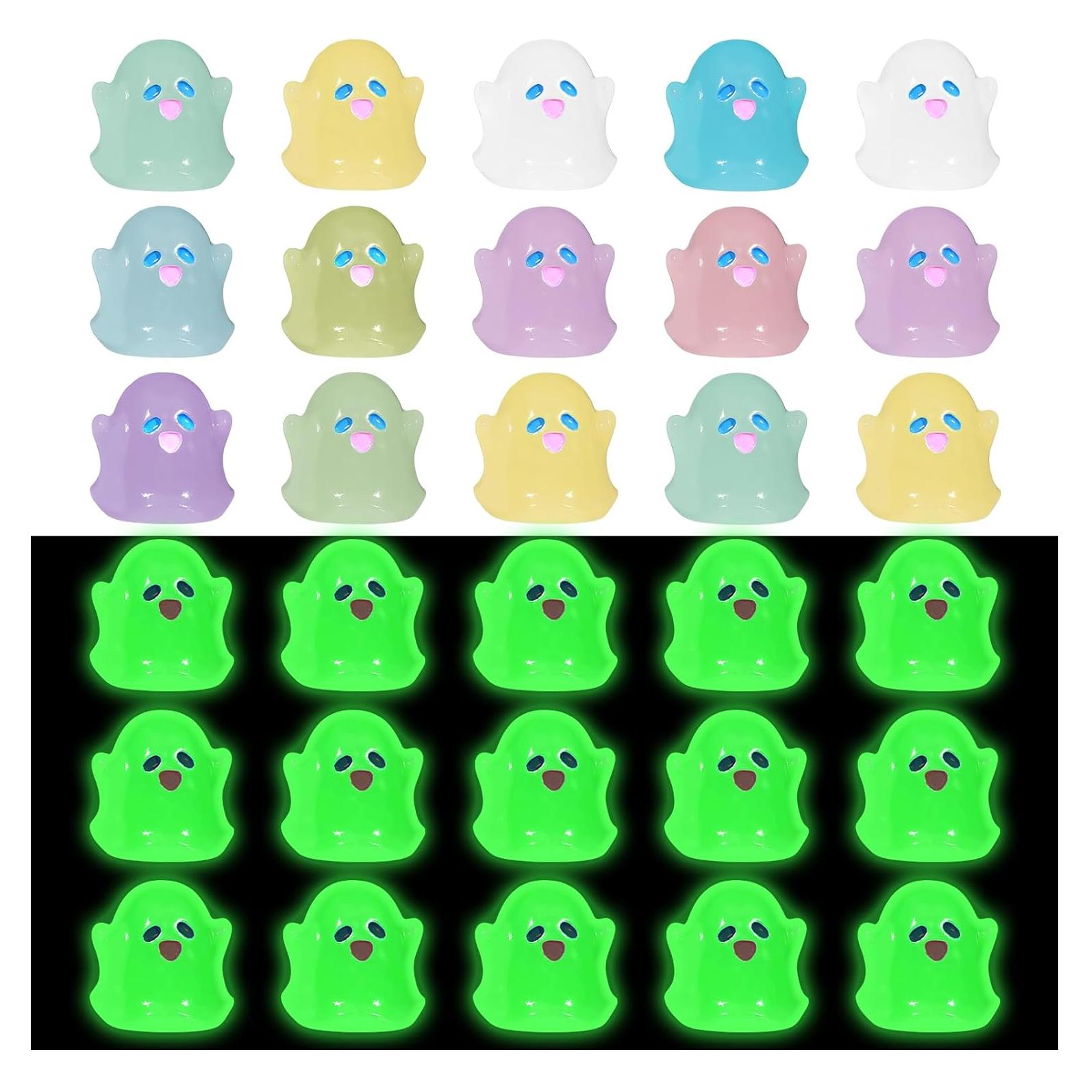 Figuras Mini Fantasmas Luminiscentes Halloween Liliful - 24 Pcs