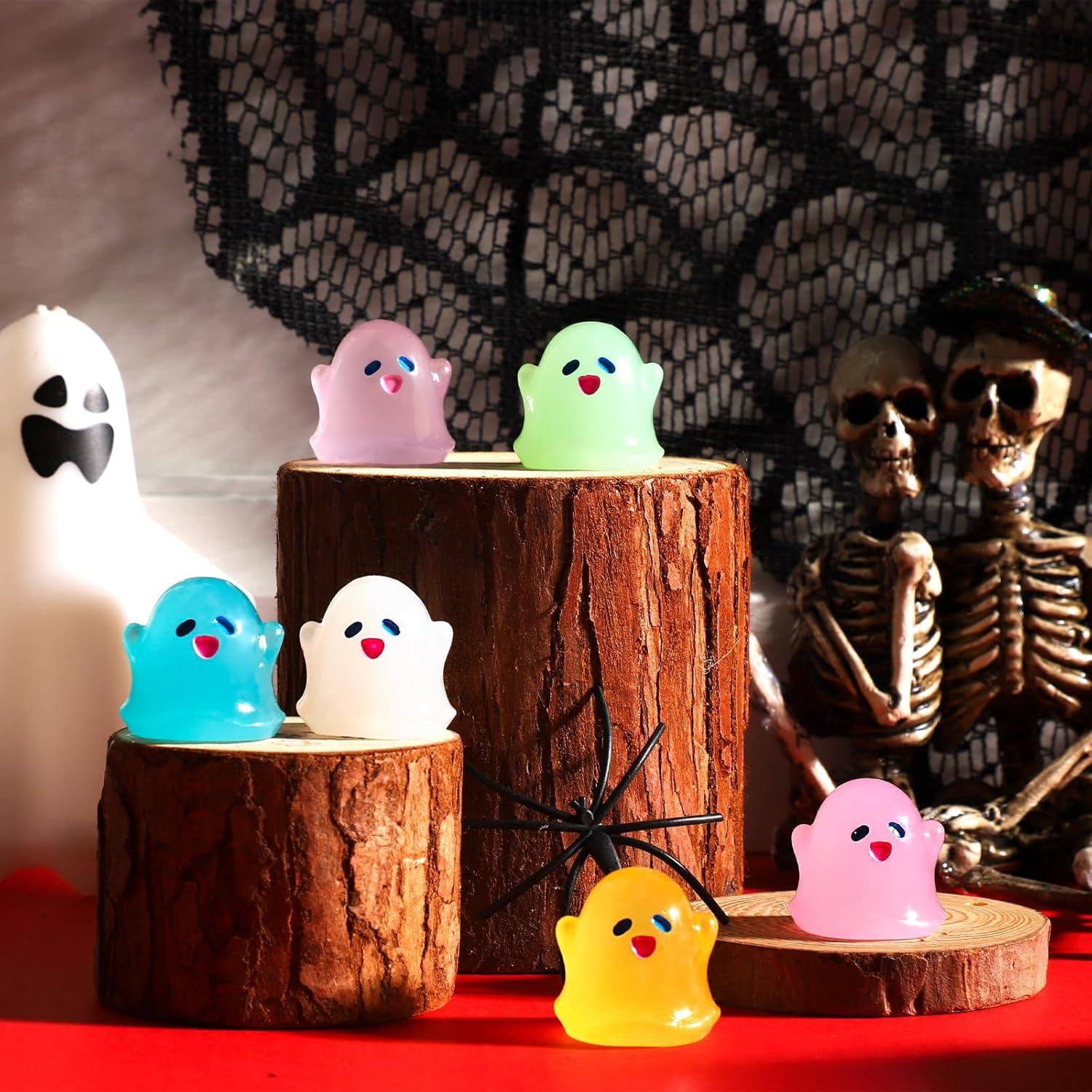 Figuras Mini Fantasmas Luminiscentes Halloween Liliful - 24 Pcs