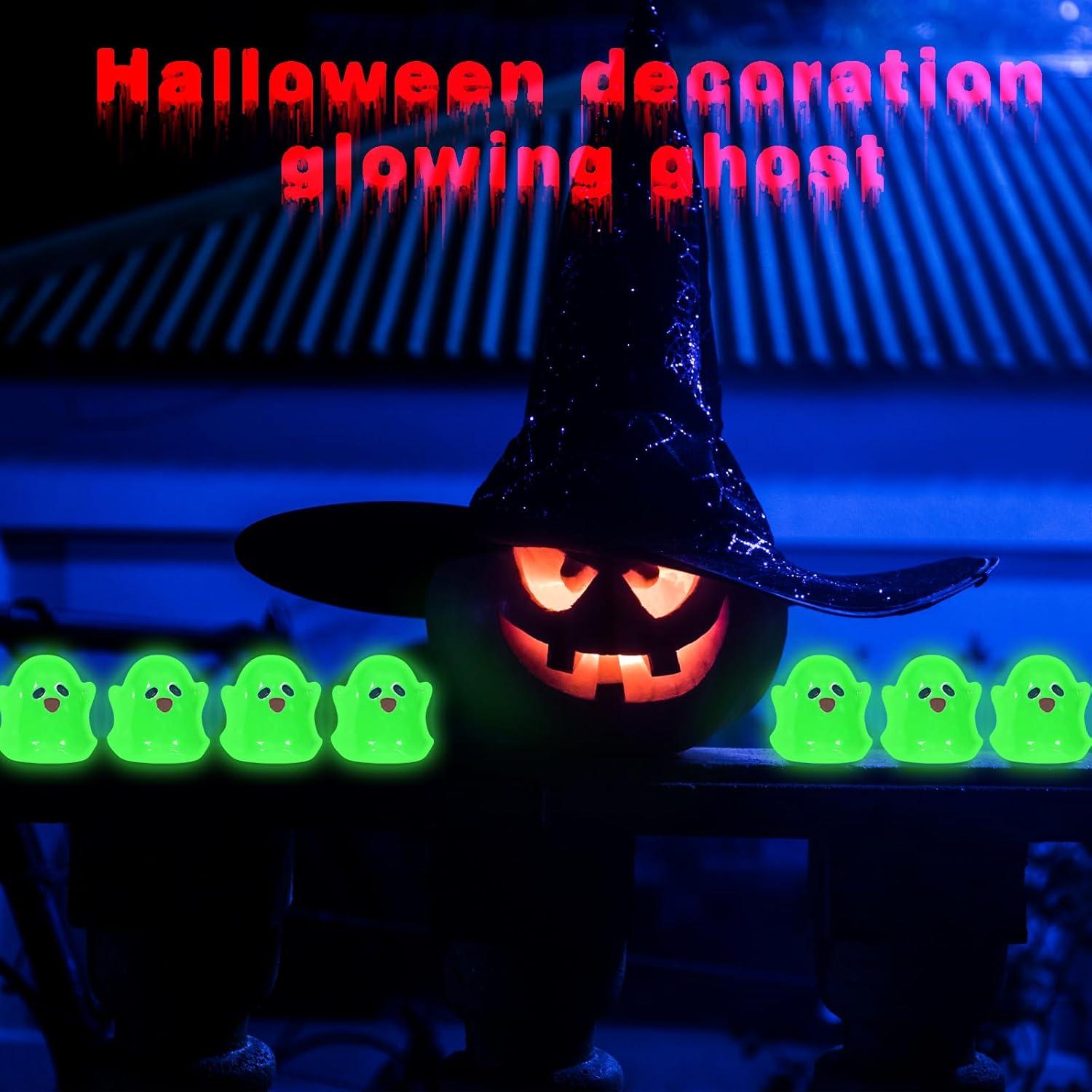 Figuras Mini Fantasmas Luminiscentes Halloween Liliful - 24 Pcs