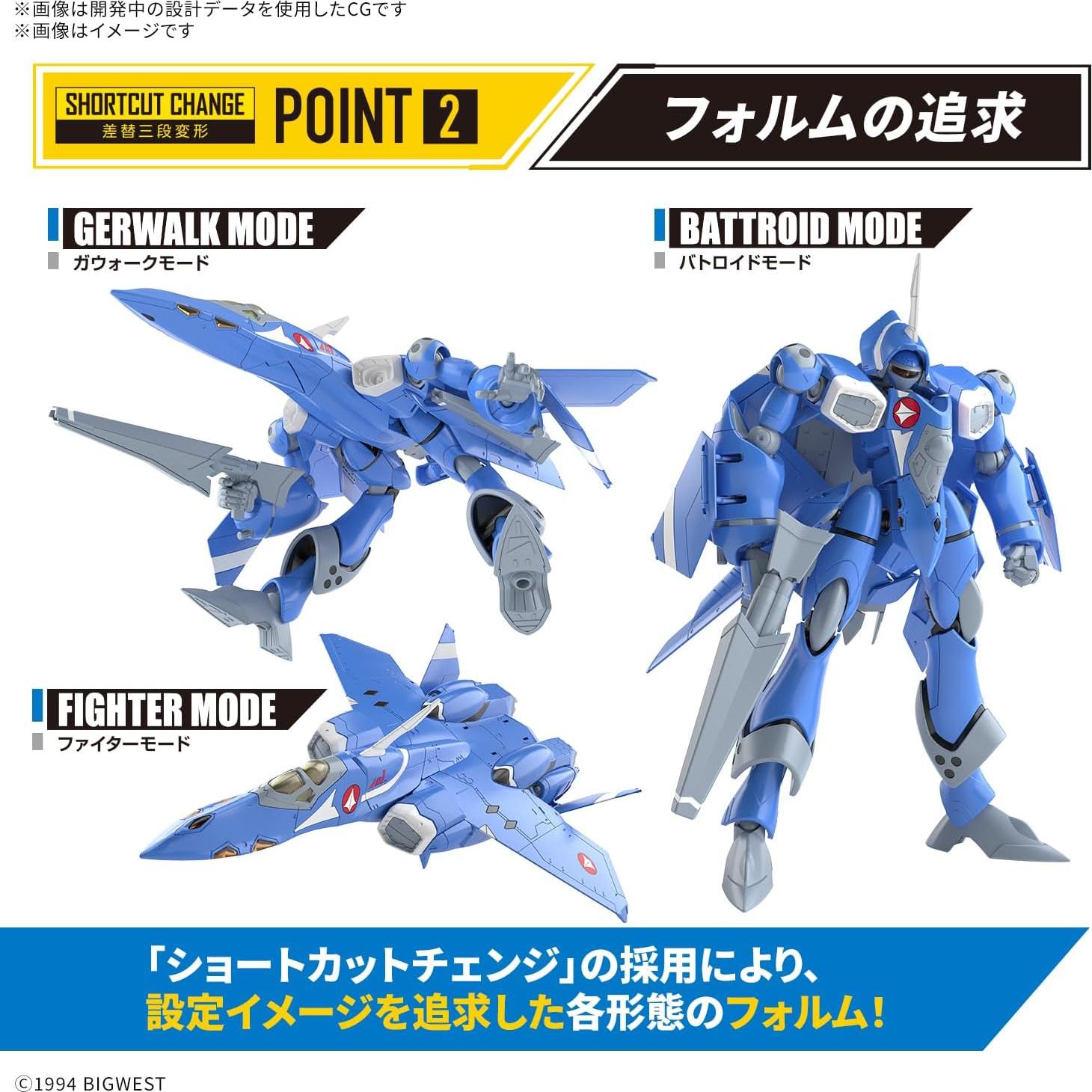 Kit de Modelo Bandai VF-22S Sturmvogel II 1/100 Macross