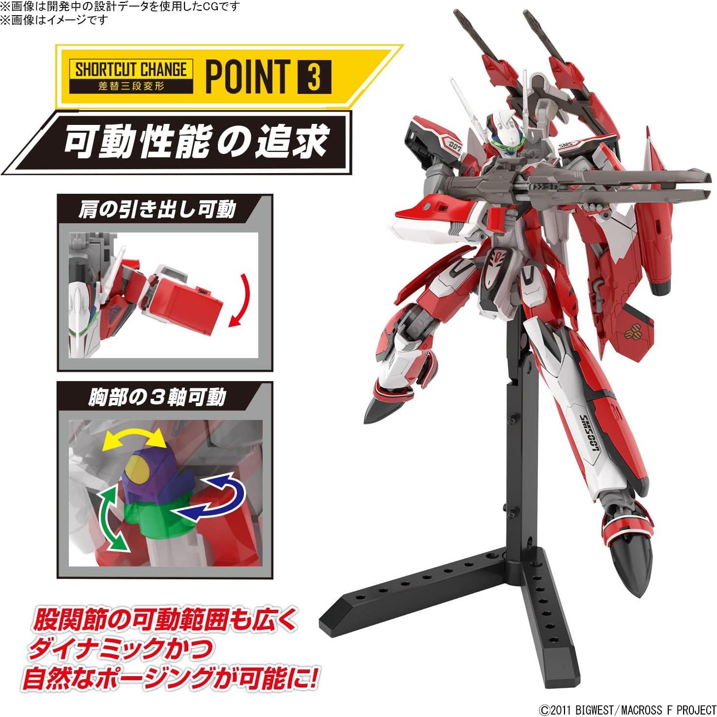 Kit de Modelo BANDAI YF-29 Durandal Valkyrie 1/100 Macross