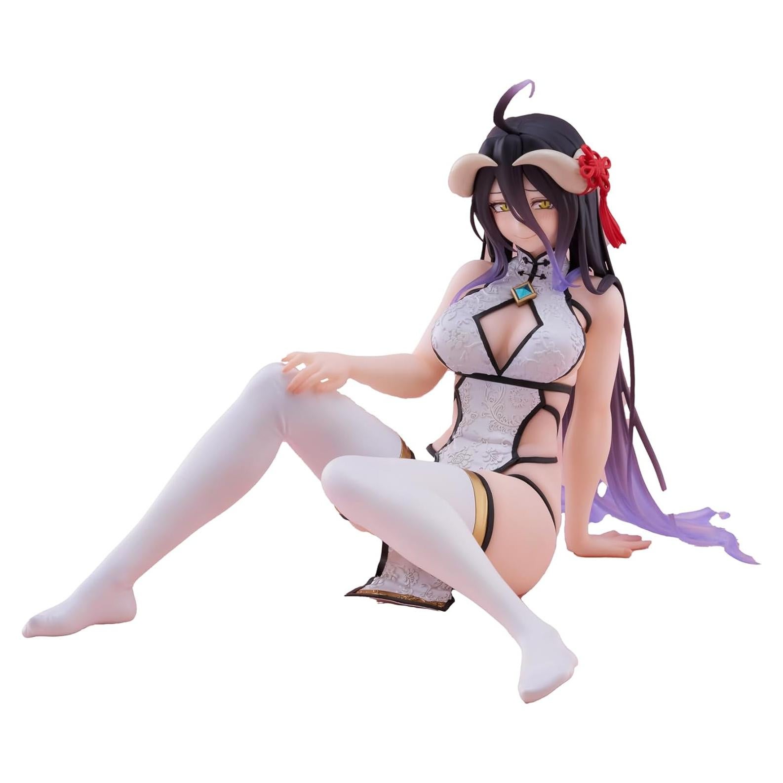 Figura de Escritorio Taito Albedo Overlord Vestido Chino