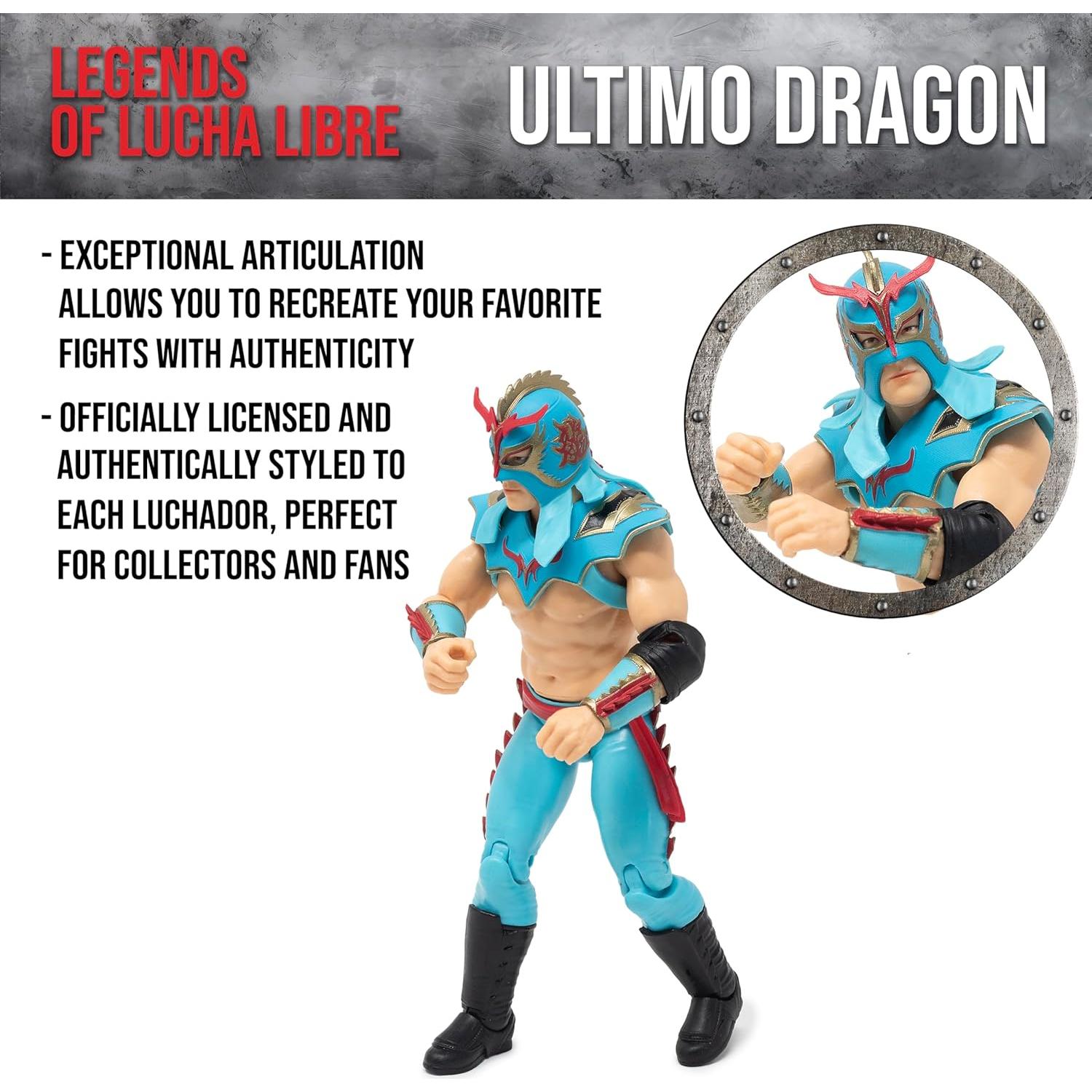 Figura de Acción Ultimo Dragon Boss Fight Studio 1:12 Articulada