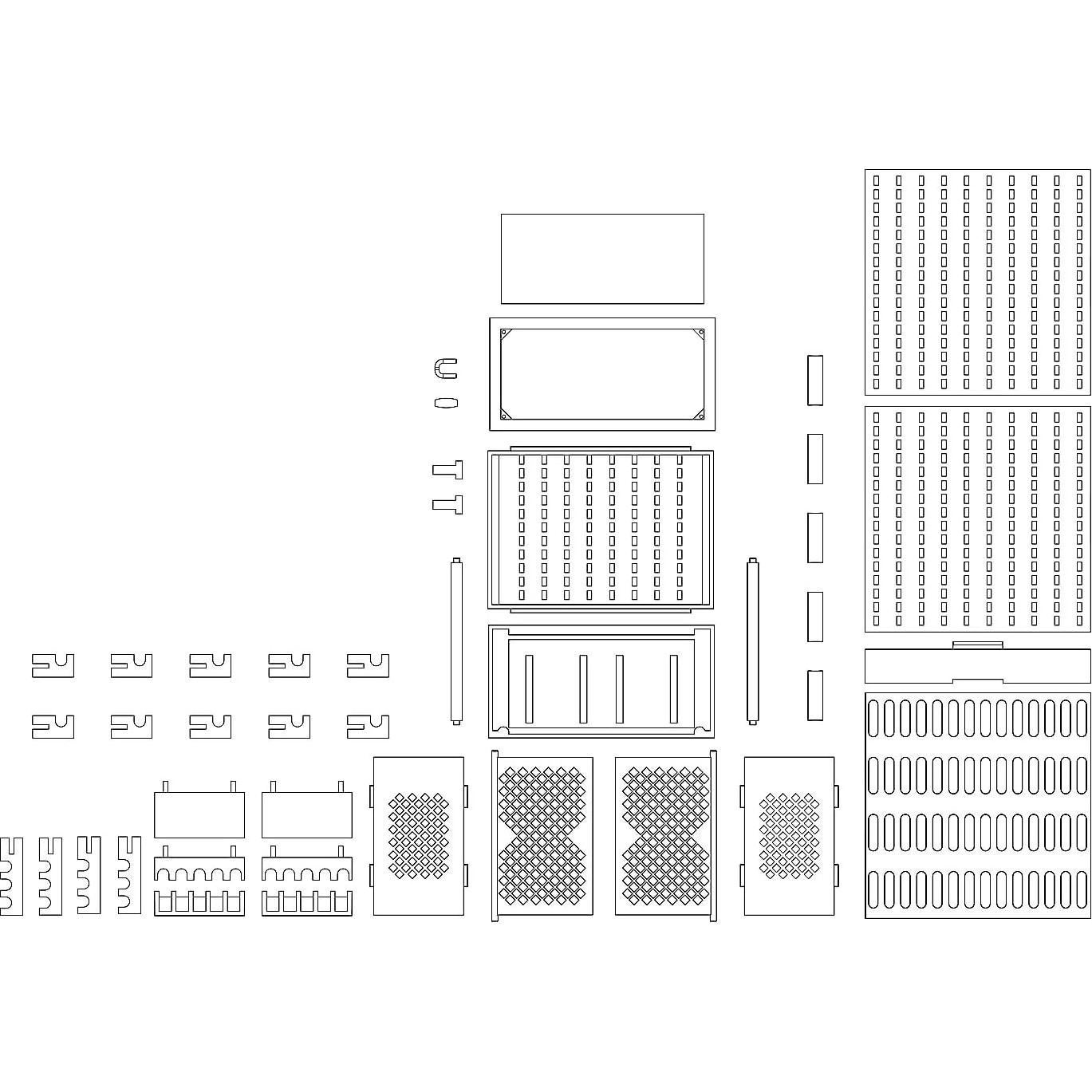 Estante de Armas Kit de Modelo Tomytec 1/12 - Plástico