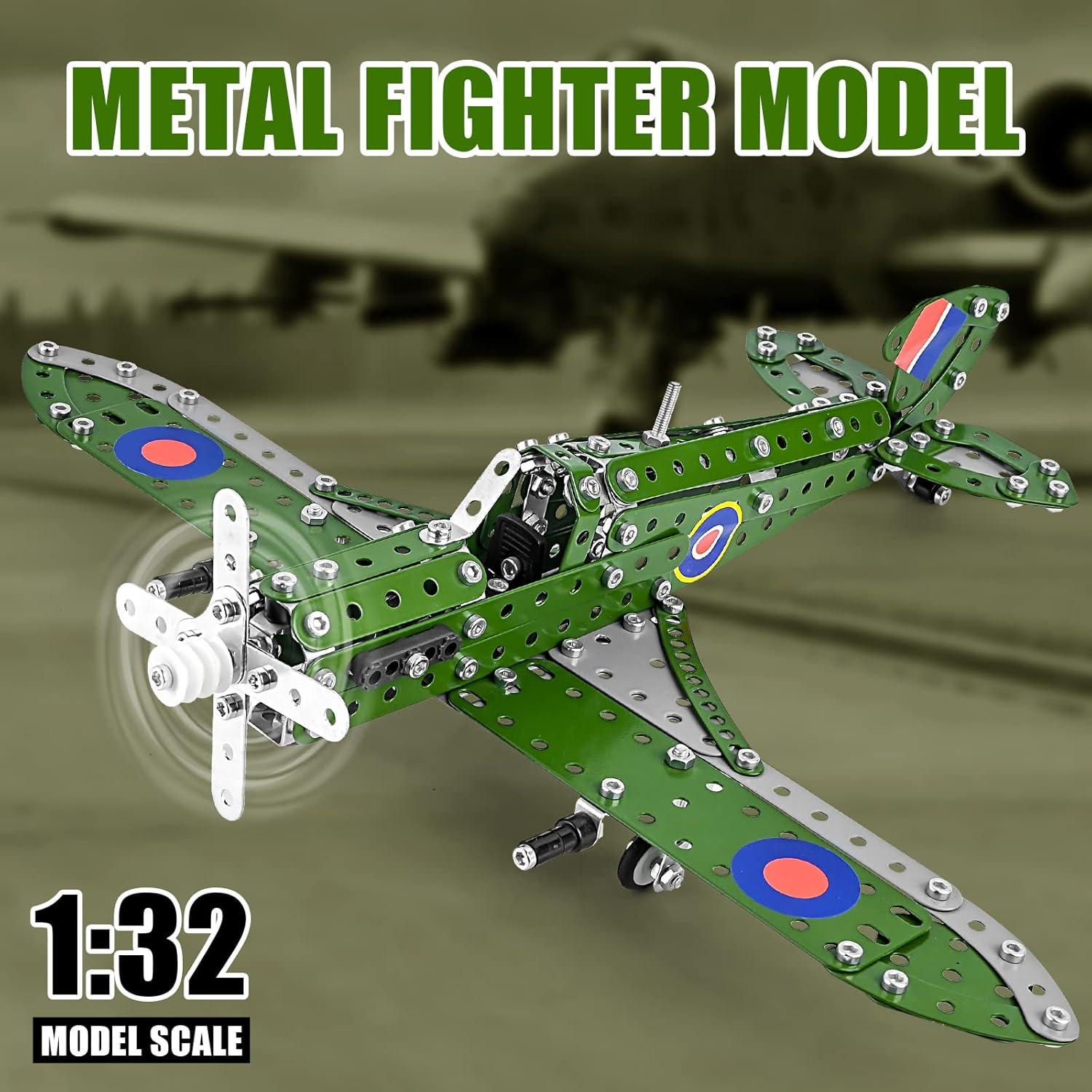 Kit de Construcción de Avión Ferthor Fun 1:32 Metal 331 Piezas