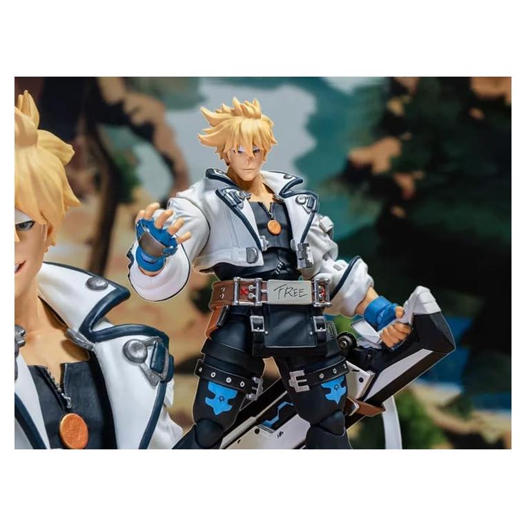 Figura de Acción Storm Collectibles Guilty Gear Sol Badguy 1/12 Blanca
