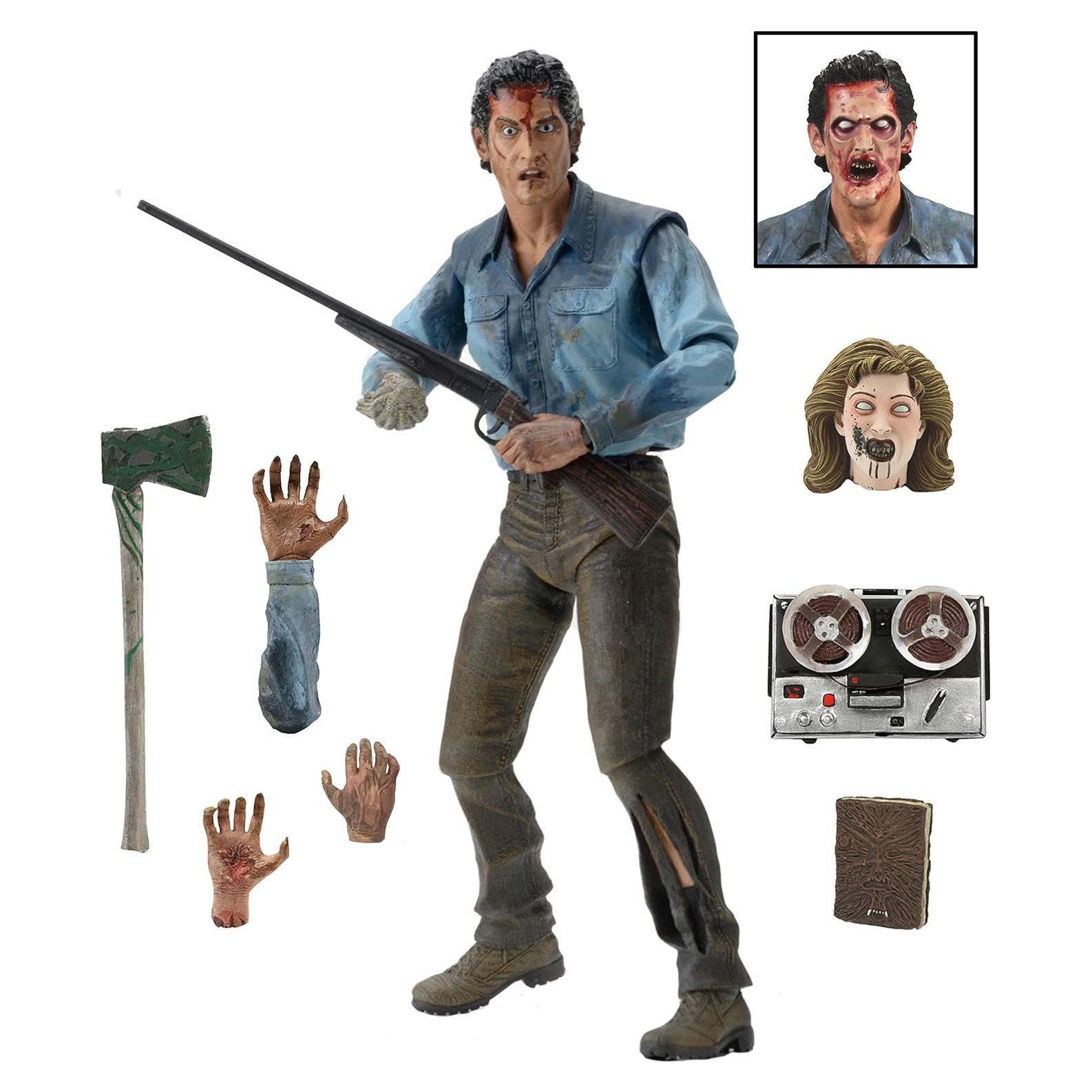 Figura de Acción NECA Evil Dead 2 Ash Definitivo 17.78 cm