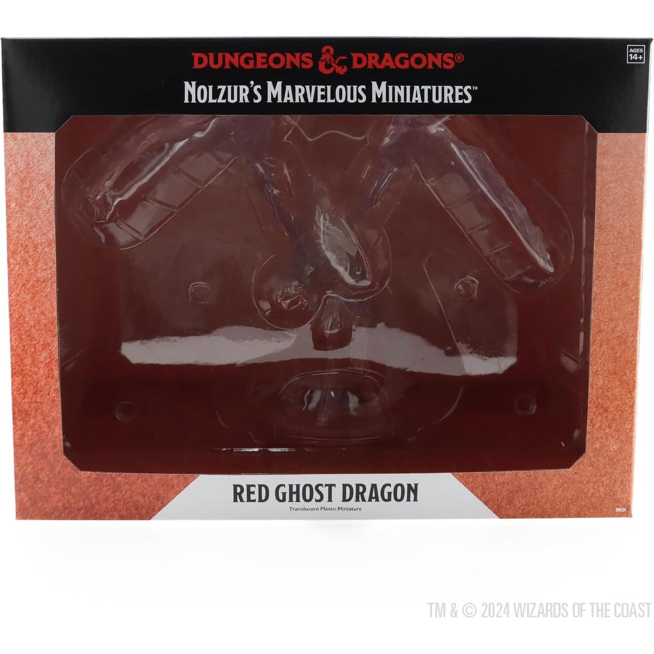Miniatura Dragón Fantasma Rojo WizKids D&D 25.4 cm