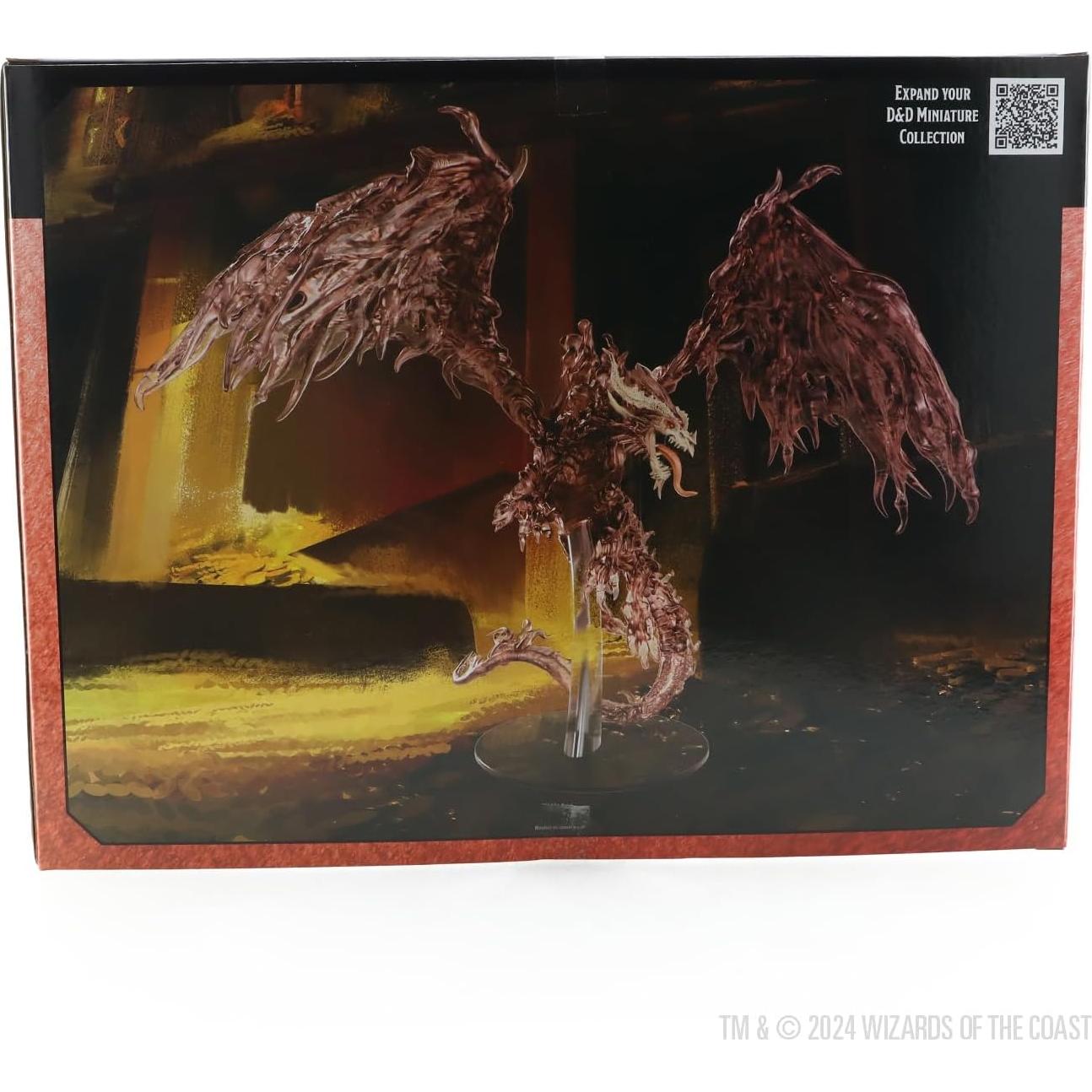 Miniatura Dragón Fantasma Rojo WizKids D&D 25.4 cm