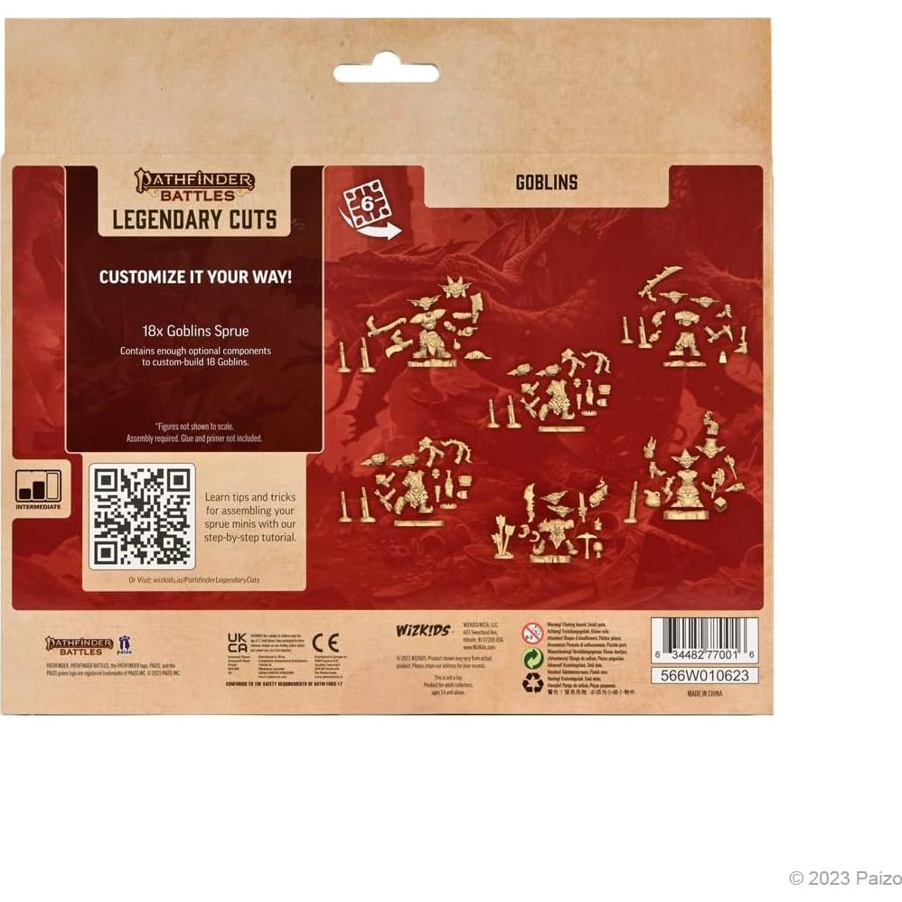 Miniaturas de Duendes WizKids Pathfinder Cortes Legendarias