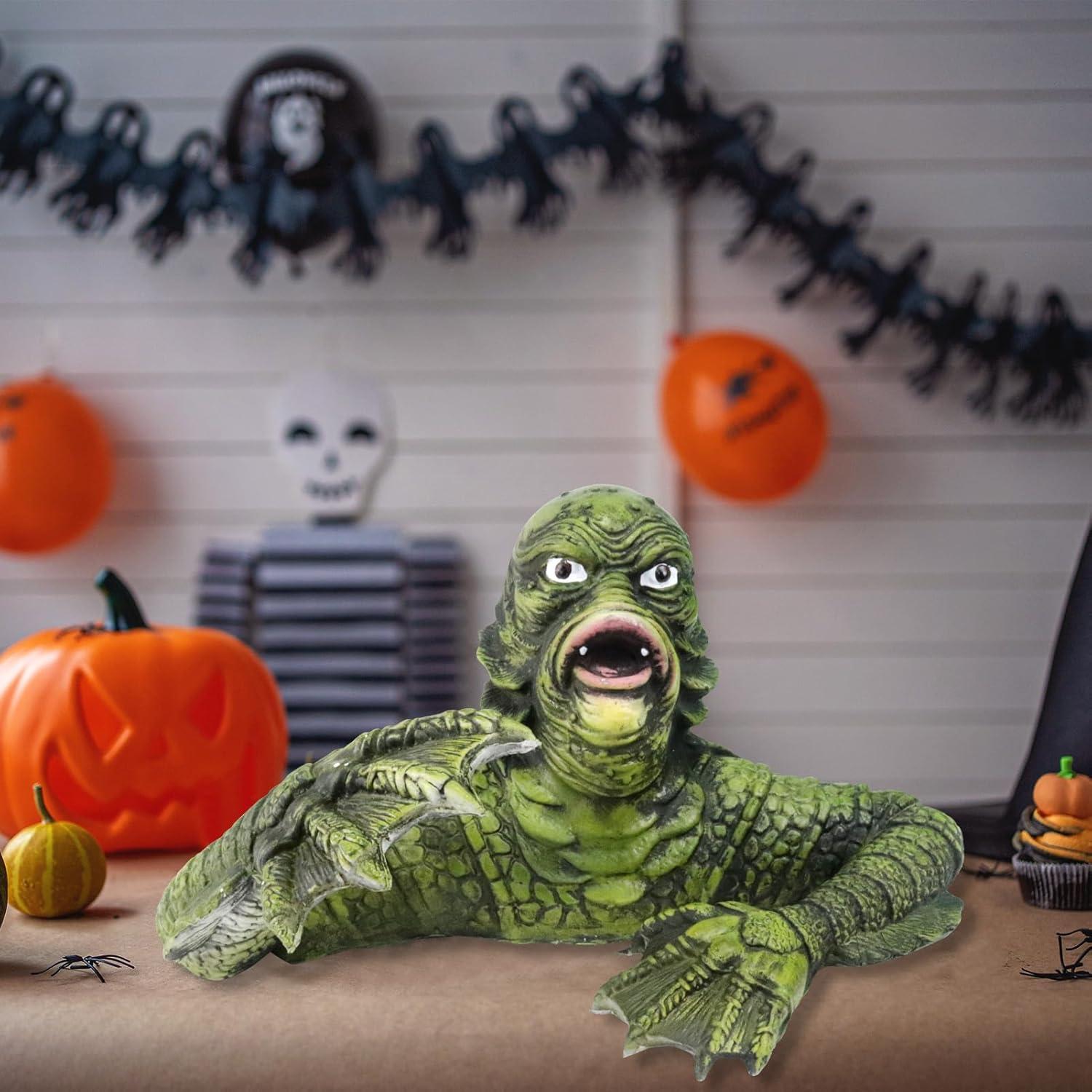 Figura de Hombre Lagarto Lizard Man - Decoración Halloween 30.5cm