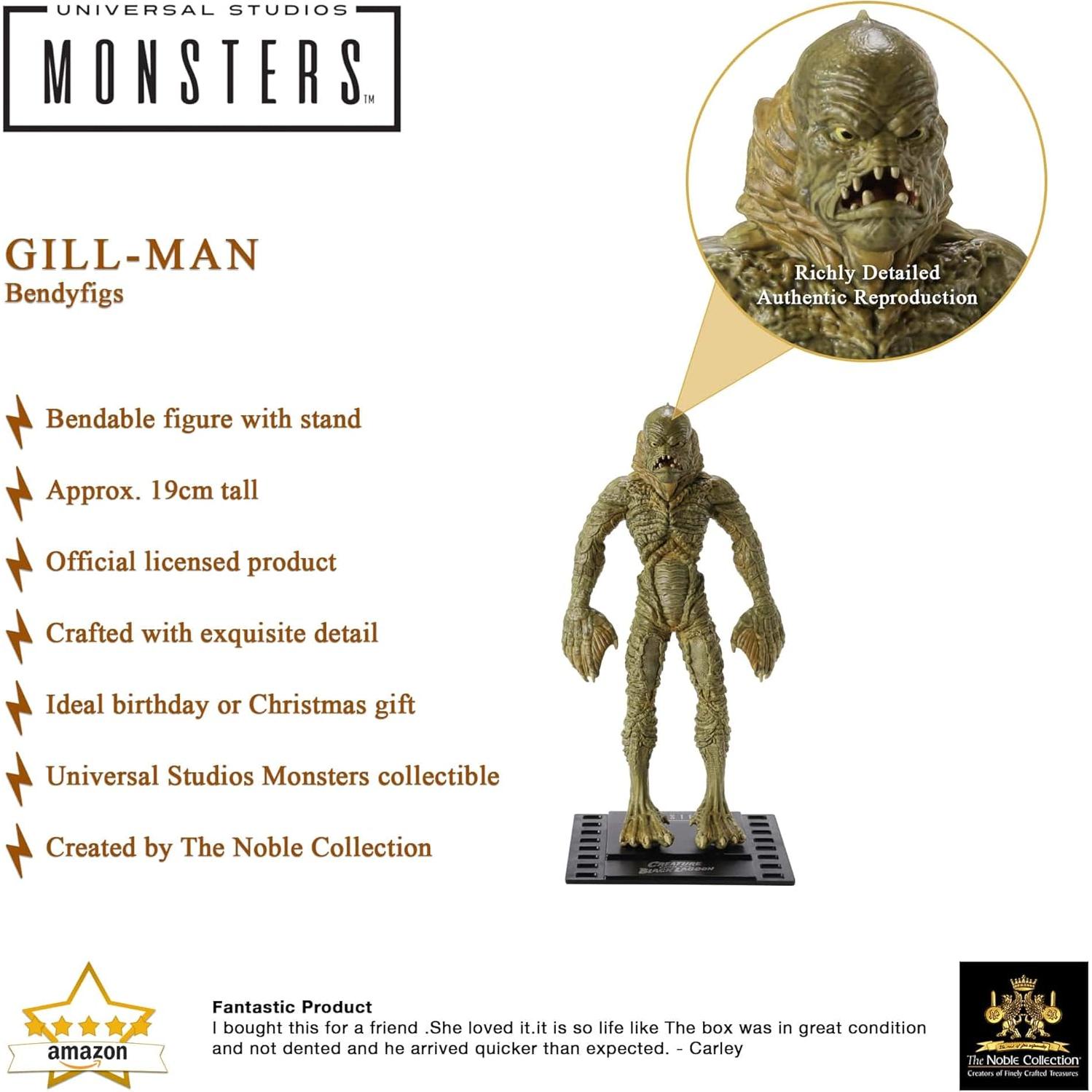 Figura Coleccionable BendyFigs Laguna Negra Noble 17.78cm