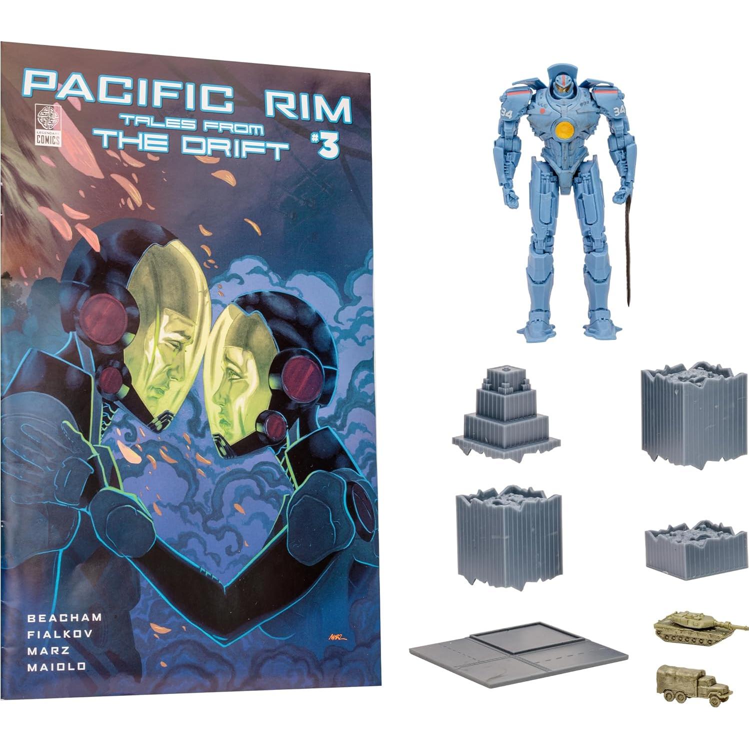 Figura Gipsy Danger McFarlane Toys 31 cm con set de juego