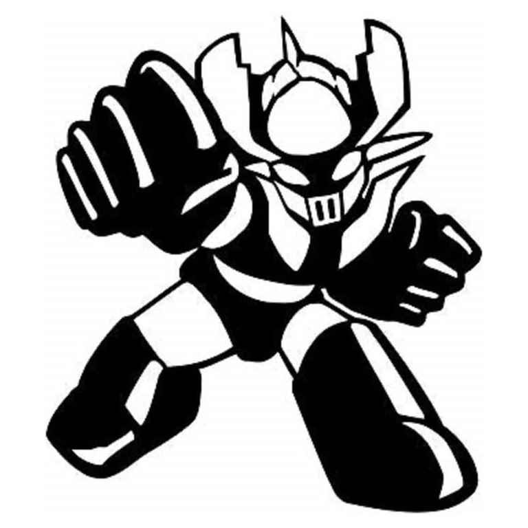 Calcomanía de Vinilo Mazinger Z 14 cm Negro TPJD Venture