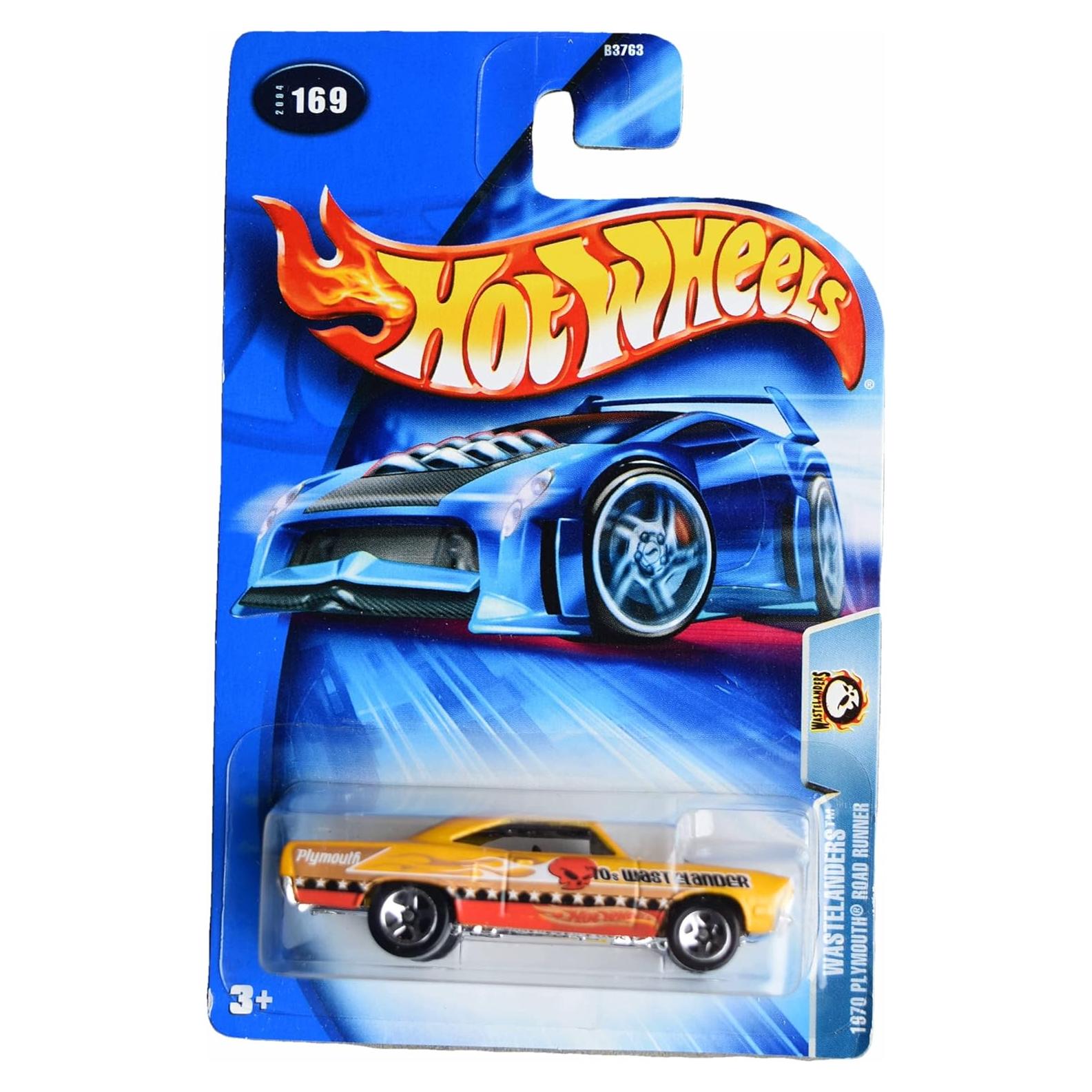 Hot Wheels Plymouth Road Runner 1970 Escala 1:64 Metal Amarillo