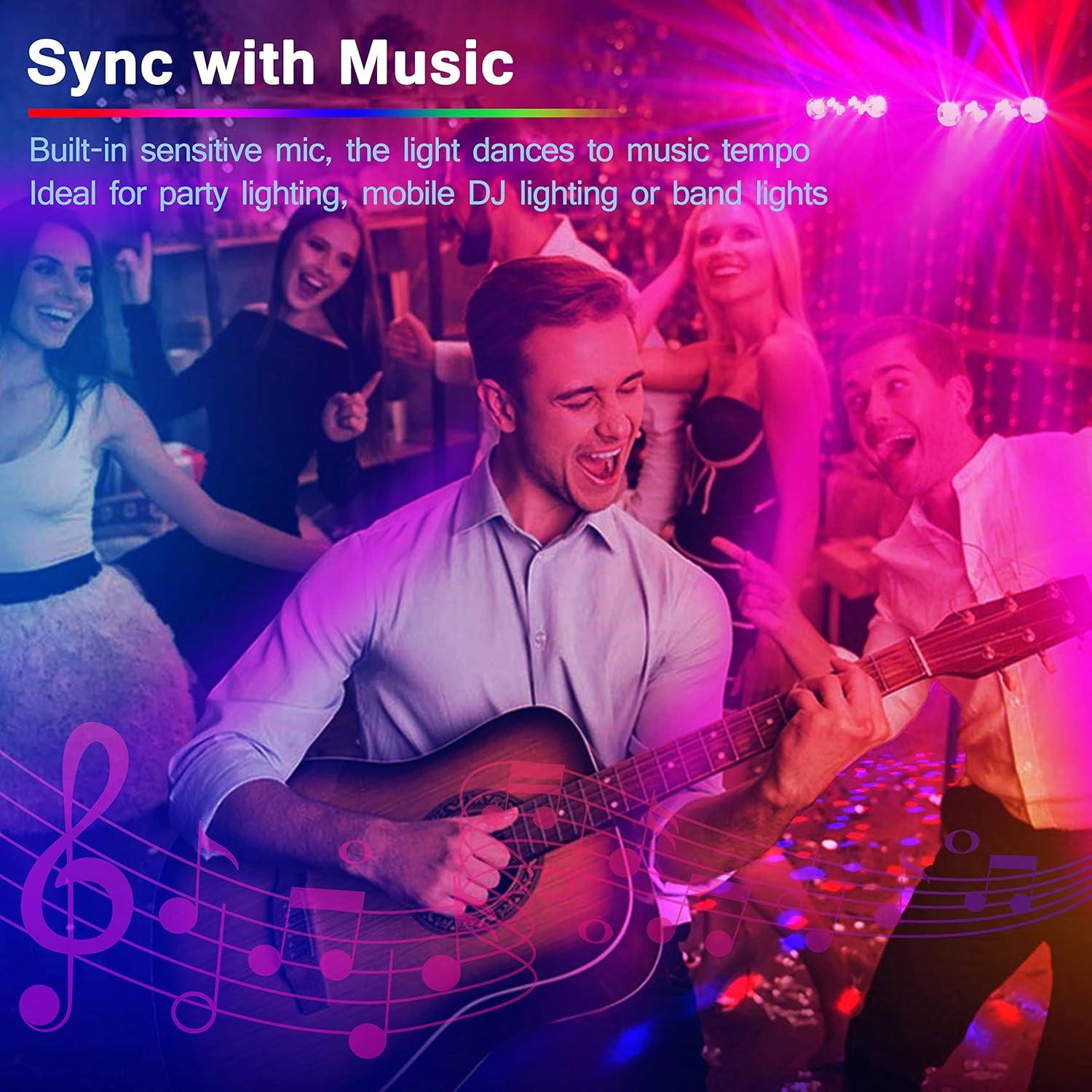 Conjunto de Luces de DJ Telbum TL-E317 con Soporte y LED