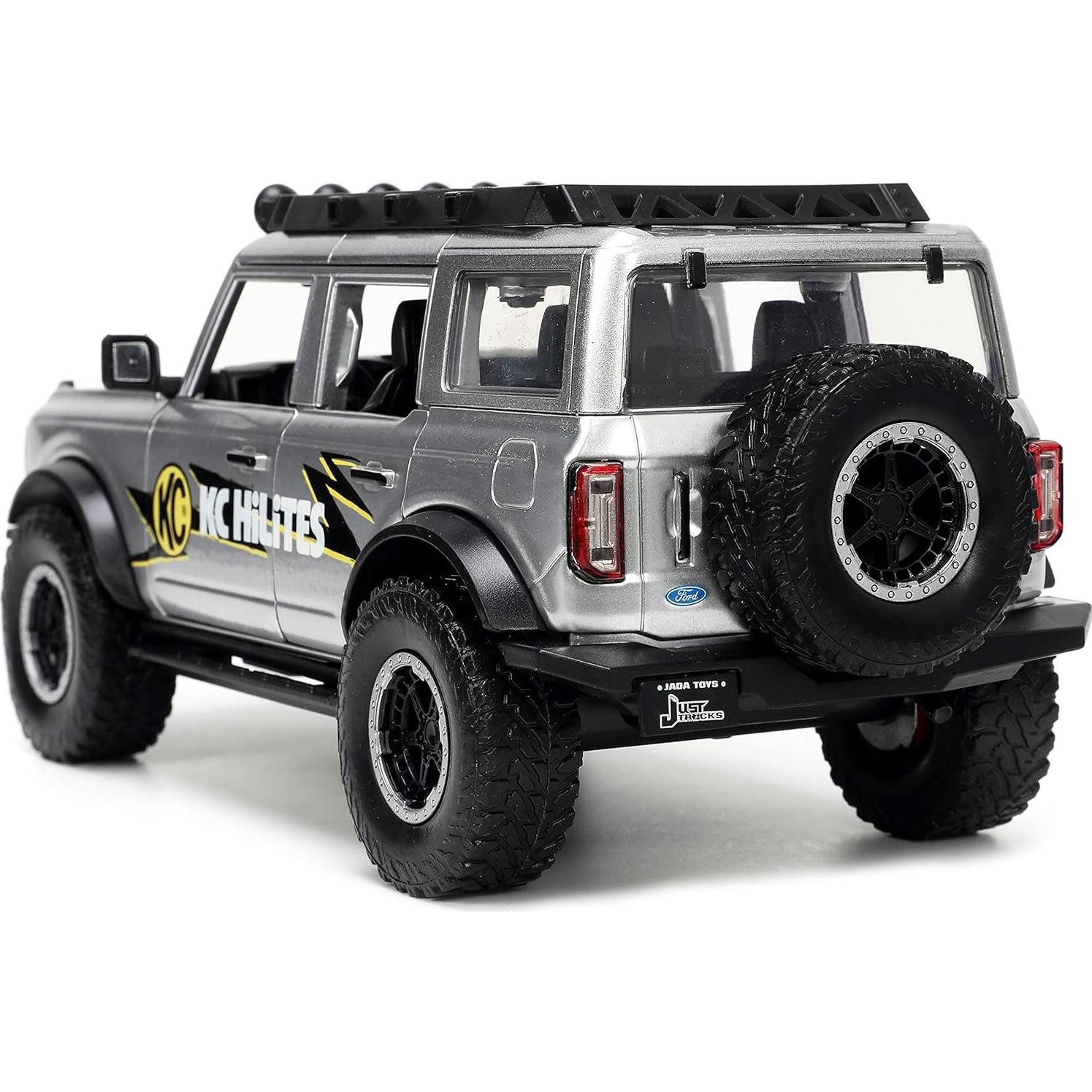 Coche de metal Jada Toys Ford Bronco 2021 1:24 con soporte