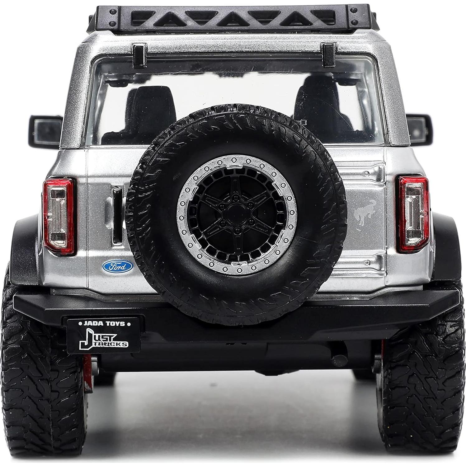 Coche de metal Jada Toys Ford Bronco 2021 1:24 con soporte