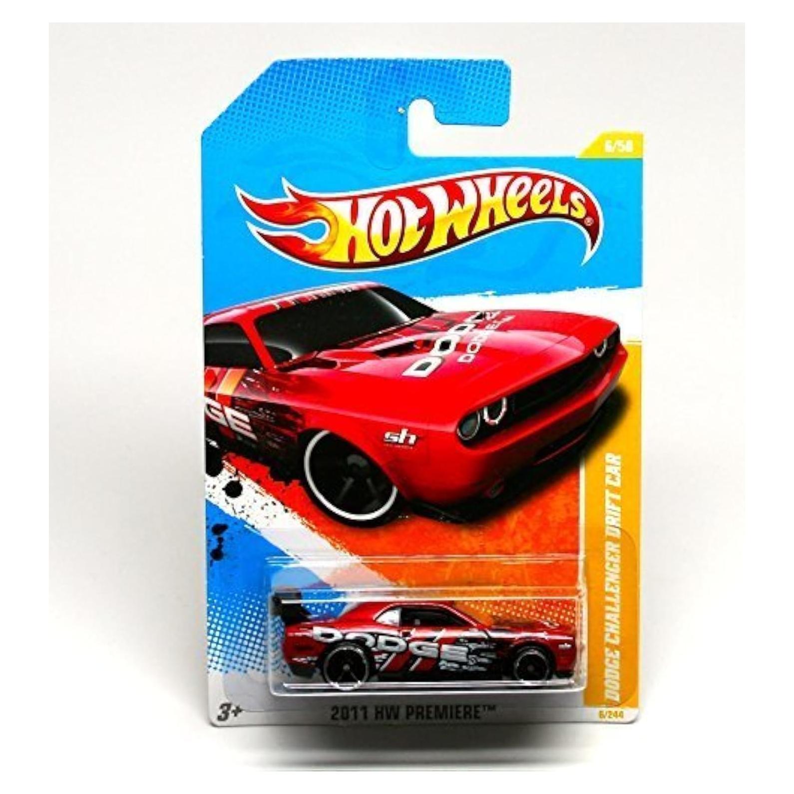 Auto a Escala Mattel Hot Wheels Dodge Challenger Rojo 1:64