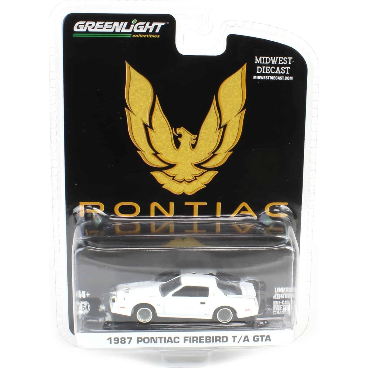 Auto de Colección Greenlight 1987 Pontiac Firebird GTA 1:64