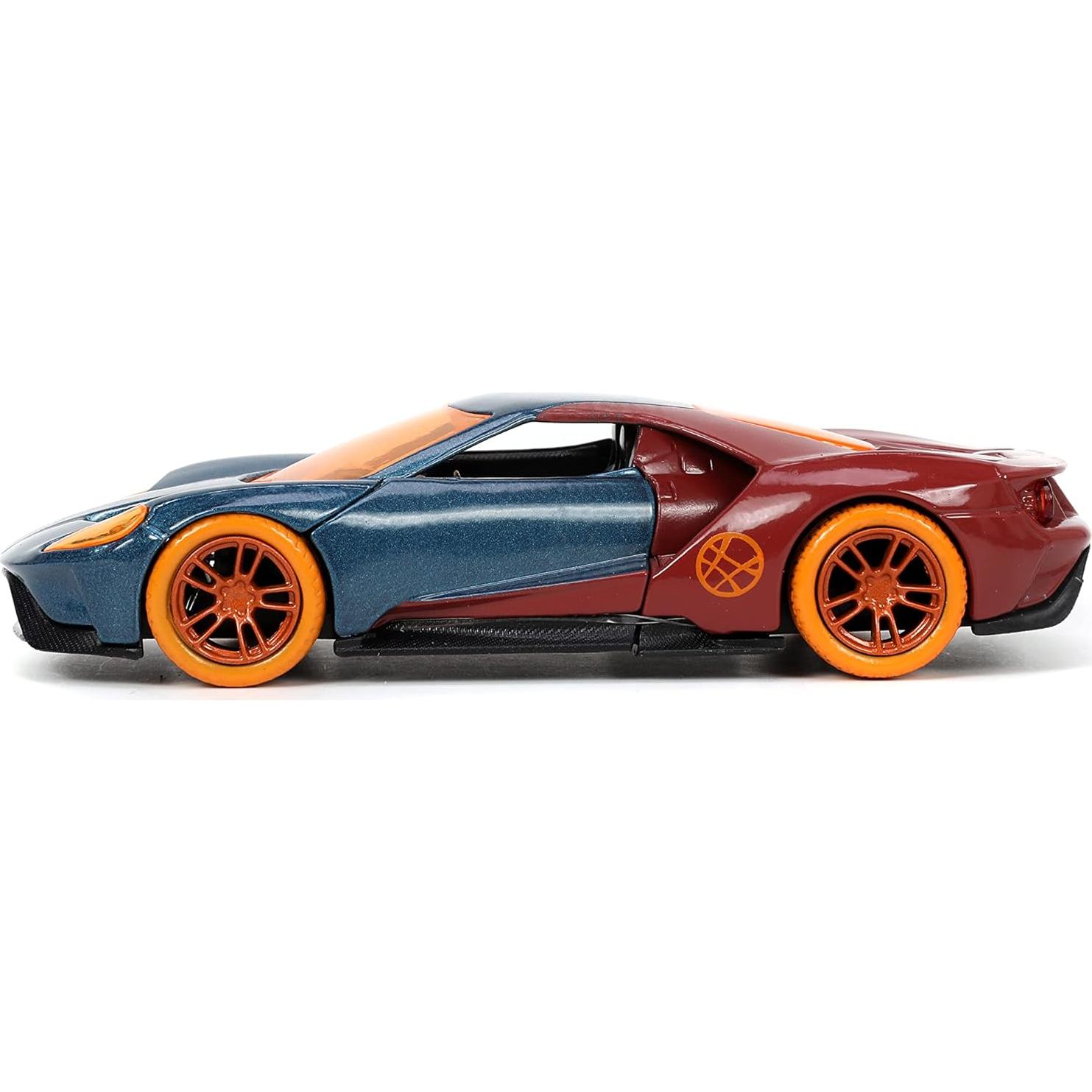 Auto de fundición Jada Ford GT 2017 con figura Dr. Strange 1:32