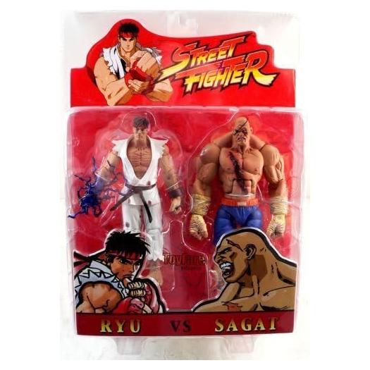Figuras de Acción Ryu y Sagat Sota Toys 2-Pack Exclusivo