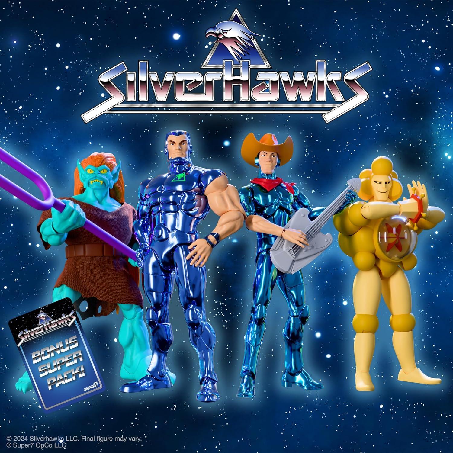 Figura de Acción Super7 SilverHawks Windhammer 17.78 cm