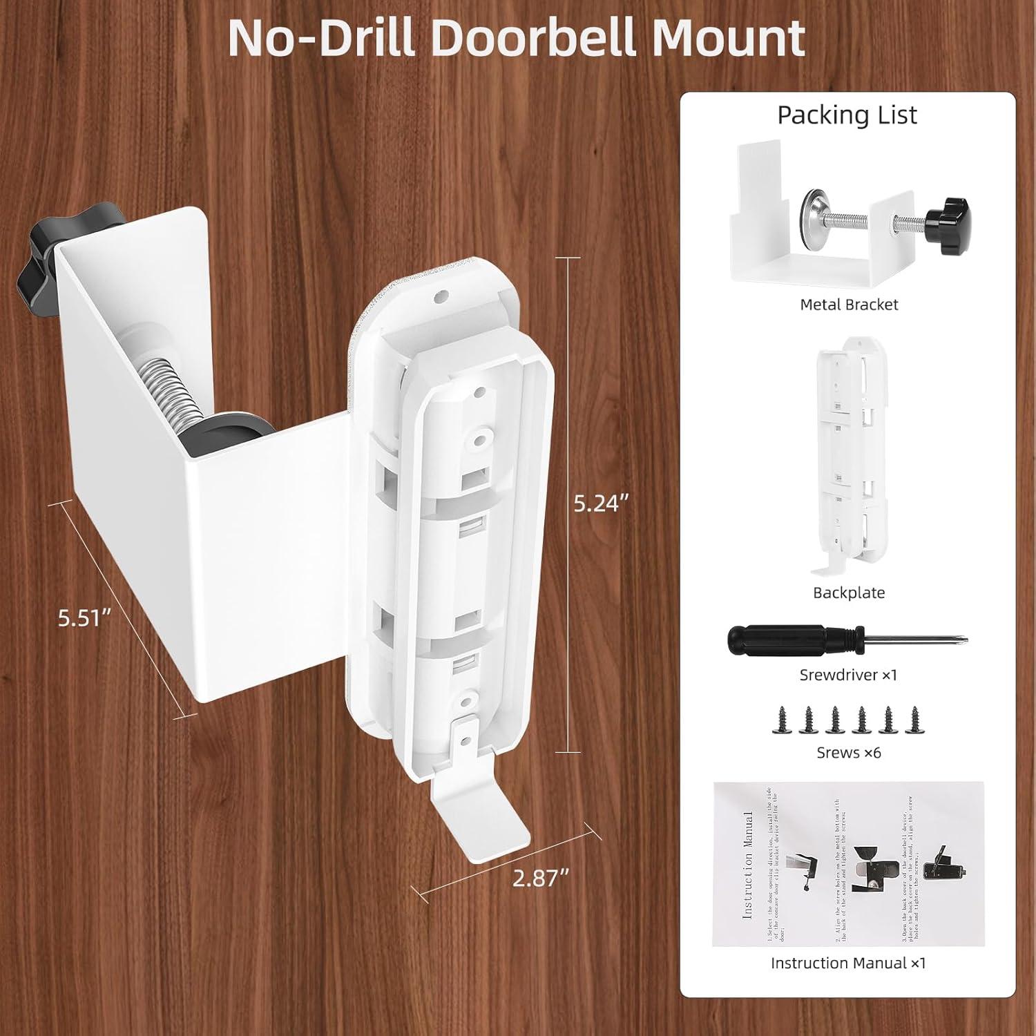 Soporte Ajustable para Timbre Blink 2da Generación - Blanco