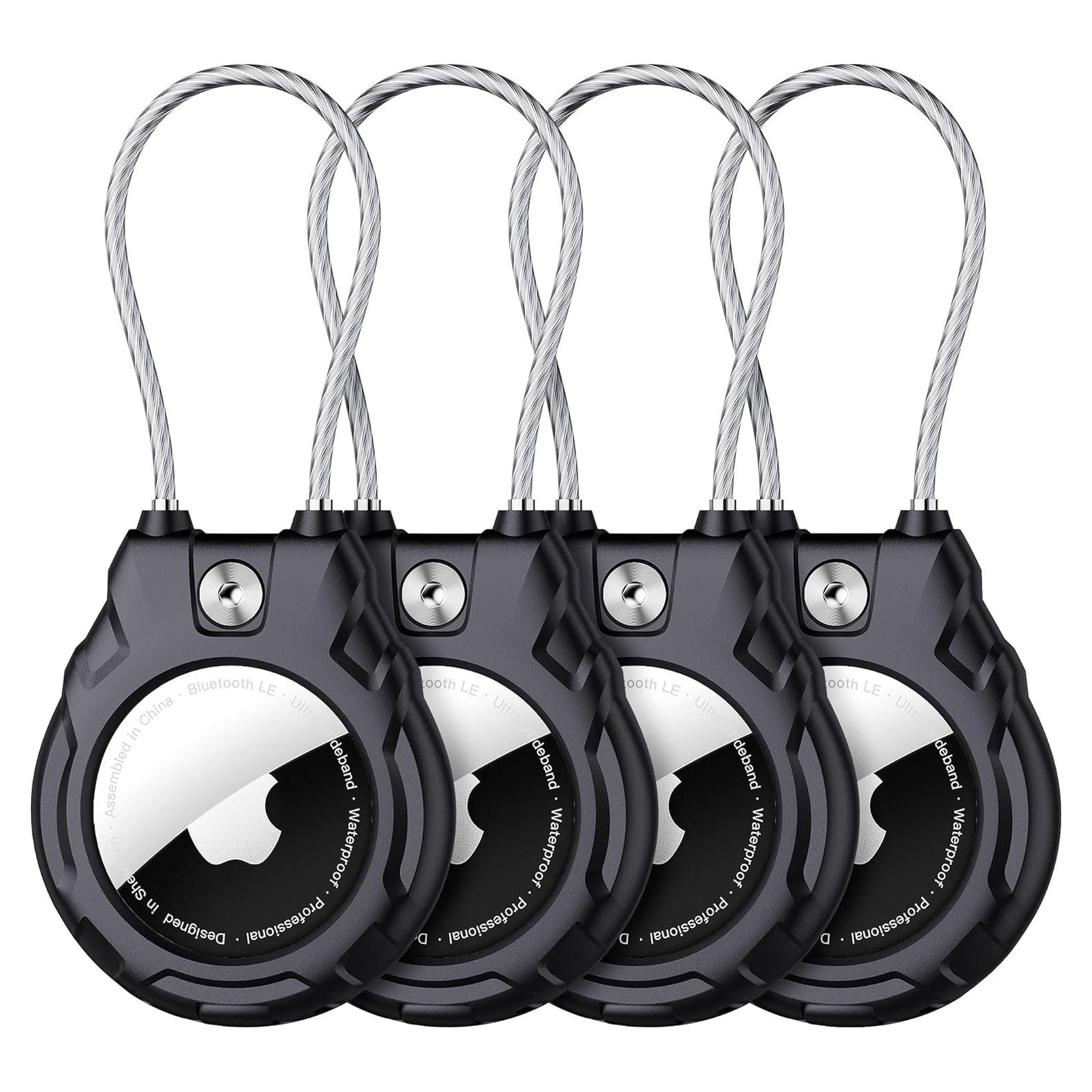 Soporte para AirTag GOCII, estuche impermeable, paquete de 4