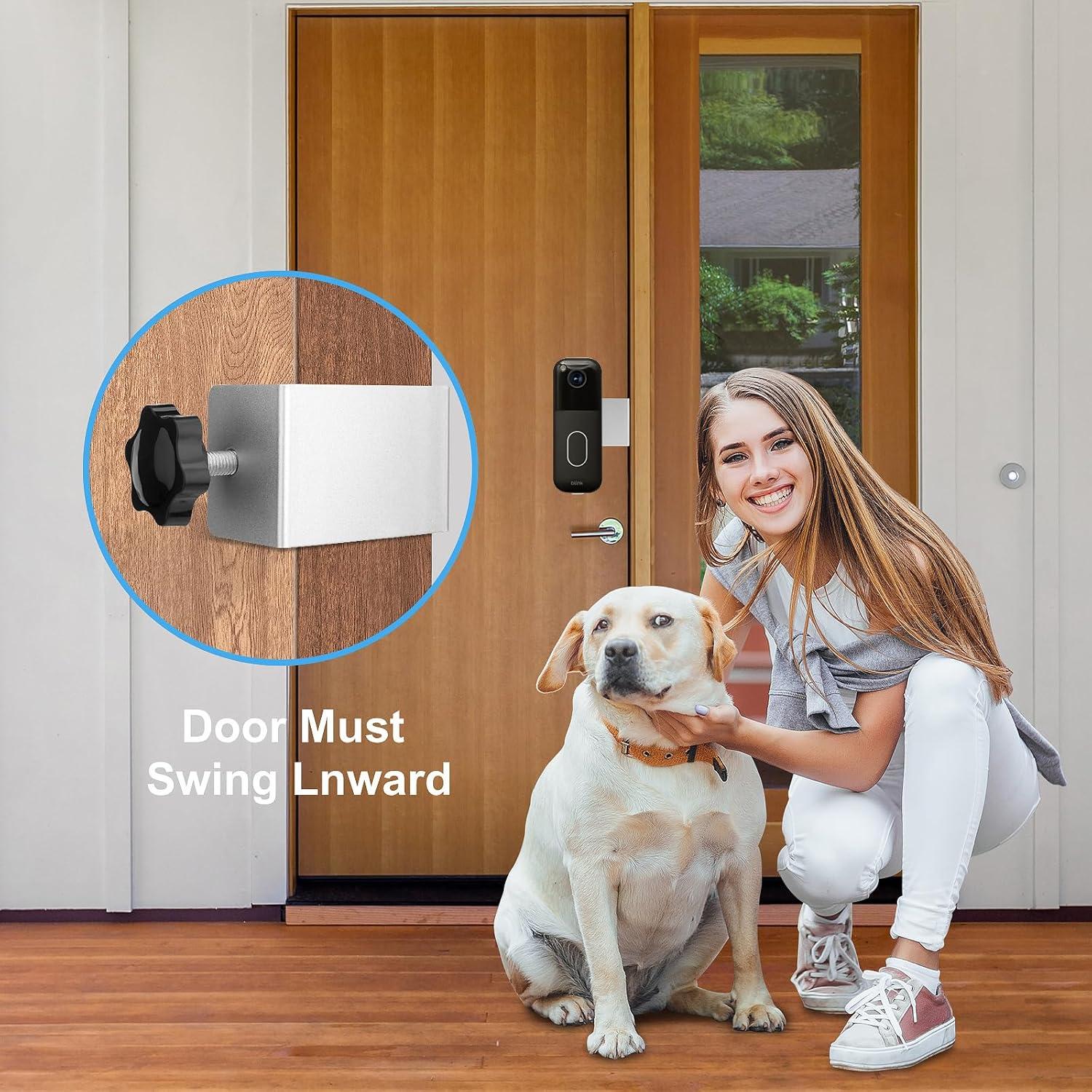 Soporte Antirrobo para Timbre Blink - Instalación Sin Perforación