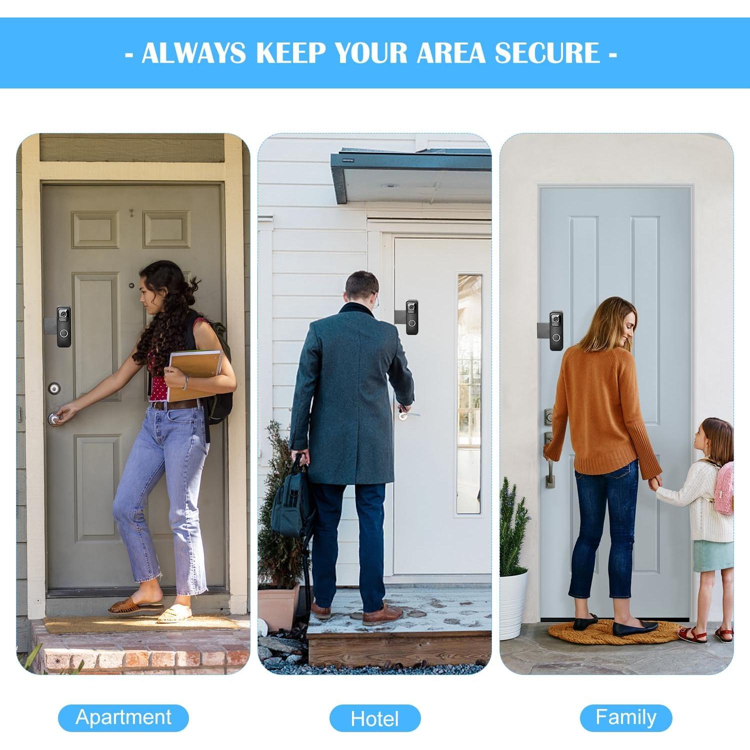 Soporte de Timbre de Video Blink - Antirrobo, Fácil Instalación