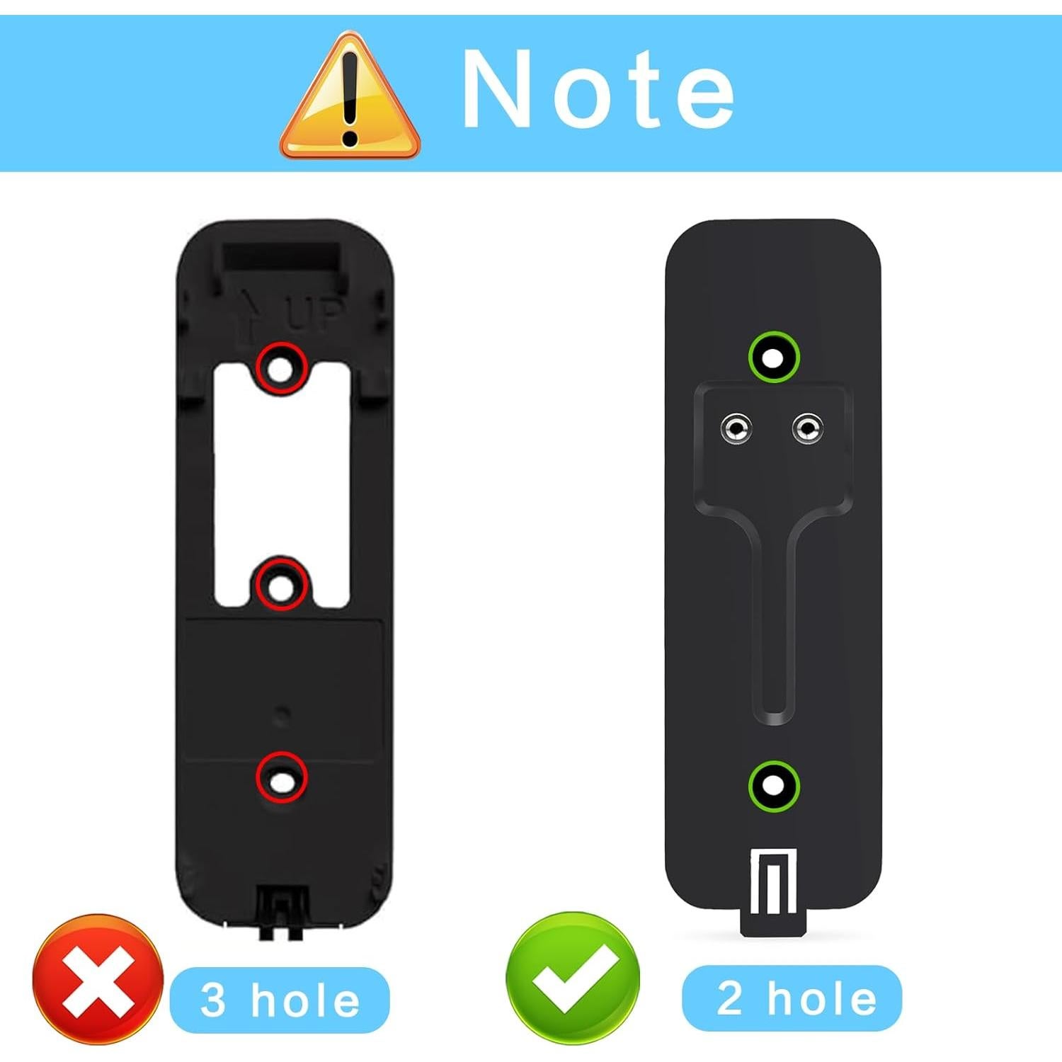 Placa Trasera de Reemplazo Hanload para Blink Video Doorbell