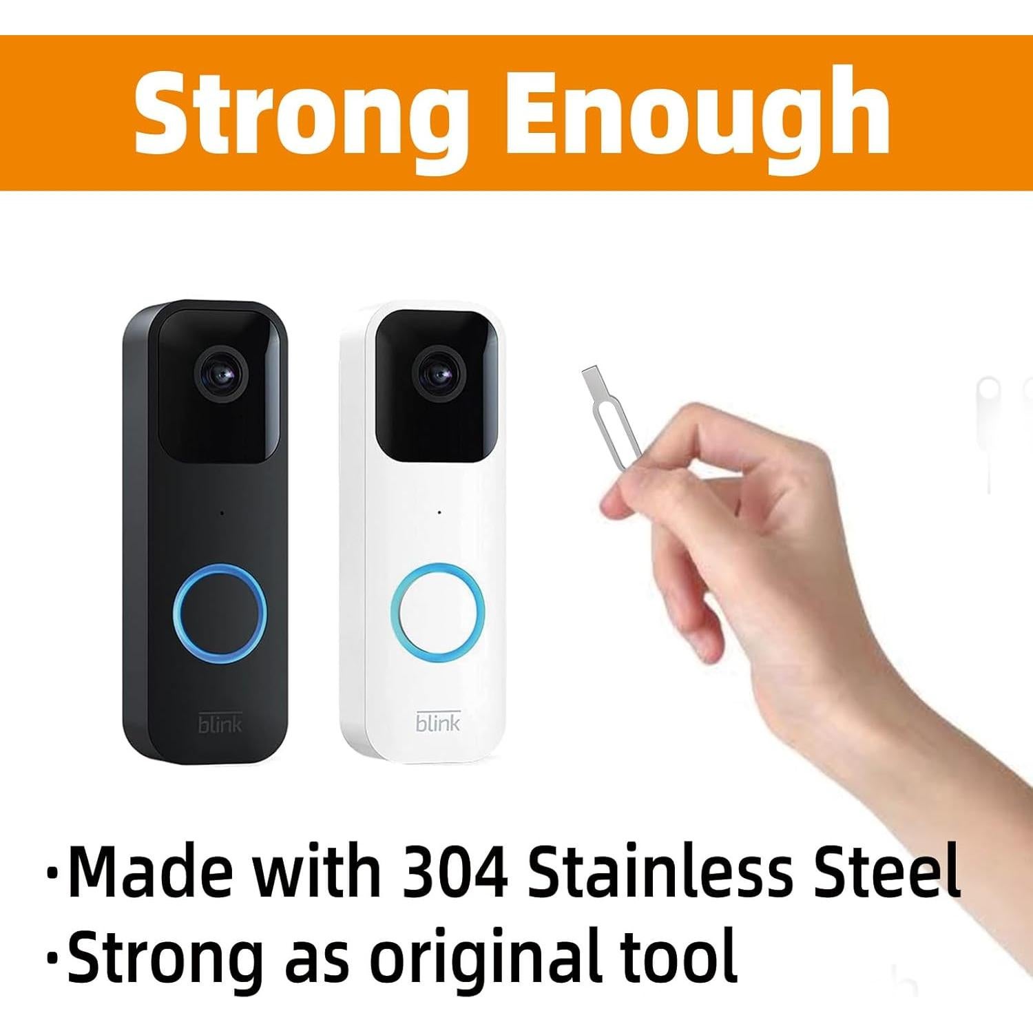 Llave de Reemplazo para Timbre Blink - Acero Inoxidable - 2 Piezas