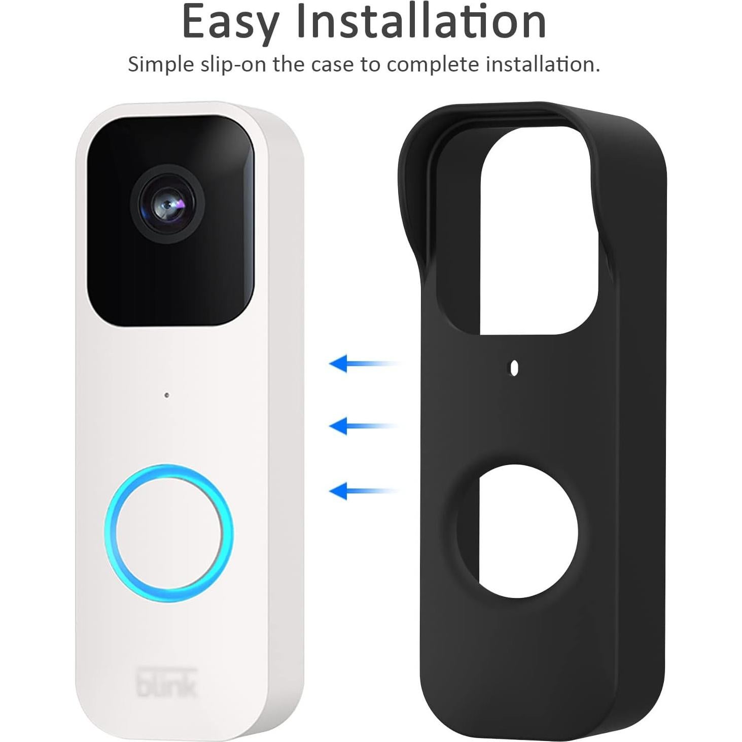 Funda de silicona impermeable LEFXMOPHY para Blink Video Doorbell