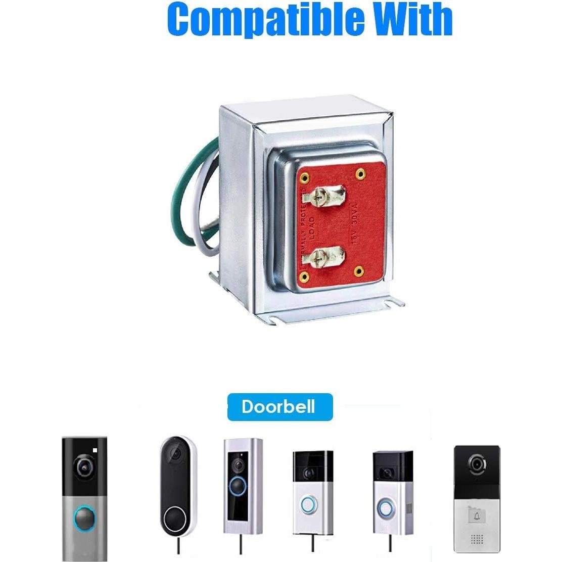 Transformador de Timbre 16V 30VA Shenzheny - Compatible con Ring y Nest