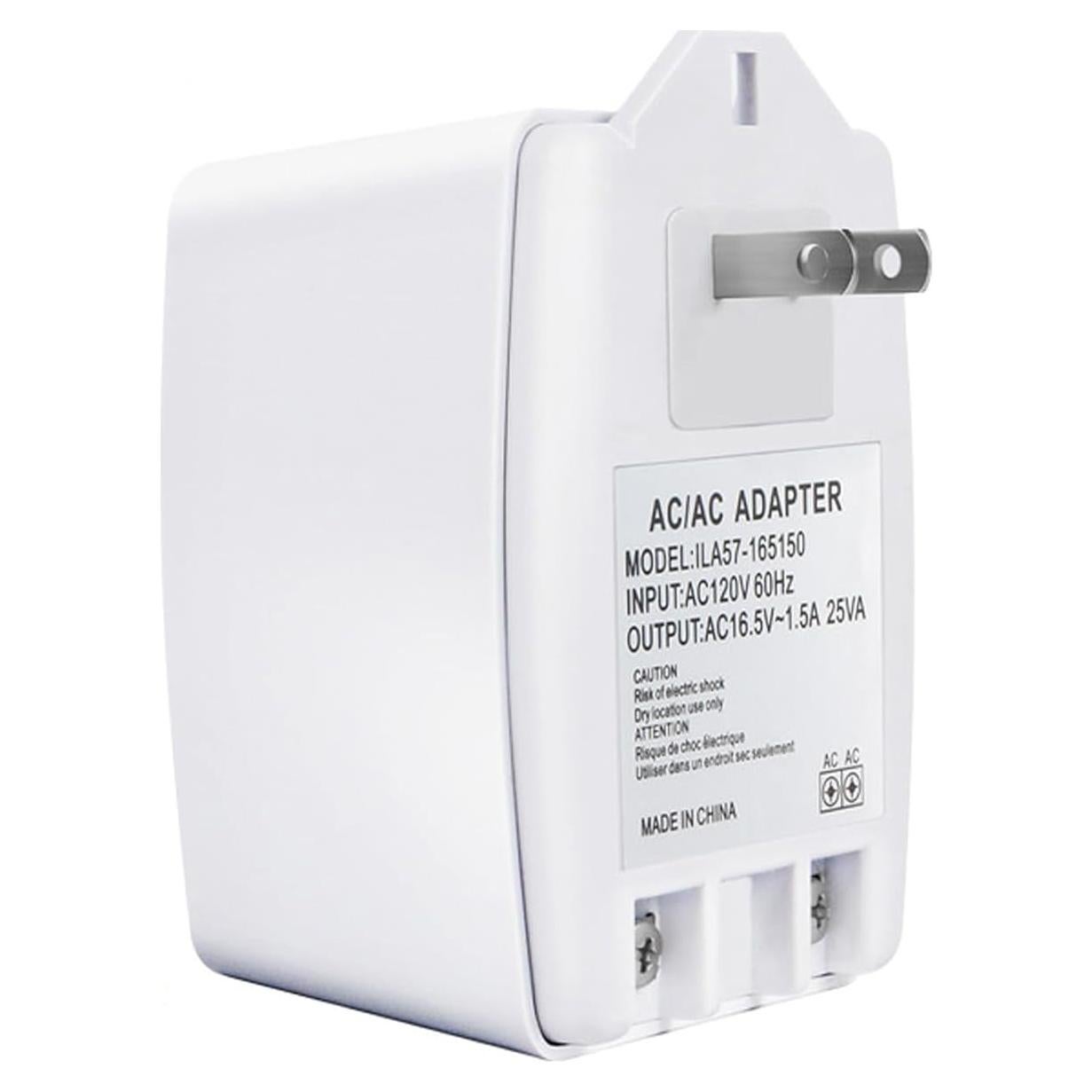 Transformador de Timbre de Puerta XZGM 16.5V 25VA Enchufable