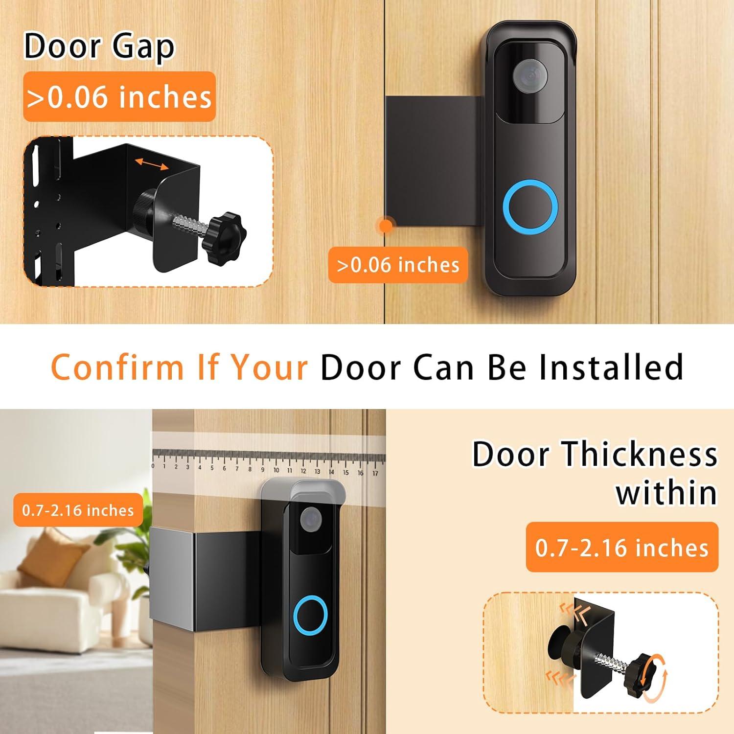 Soporte Antirrobo para Timbre Blink con Cubierta para Lluvia