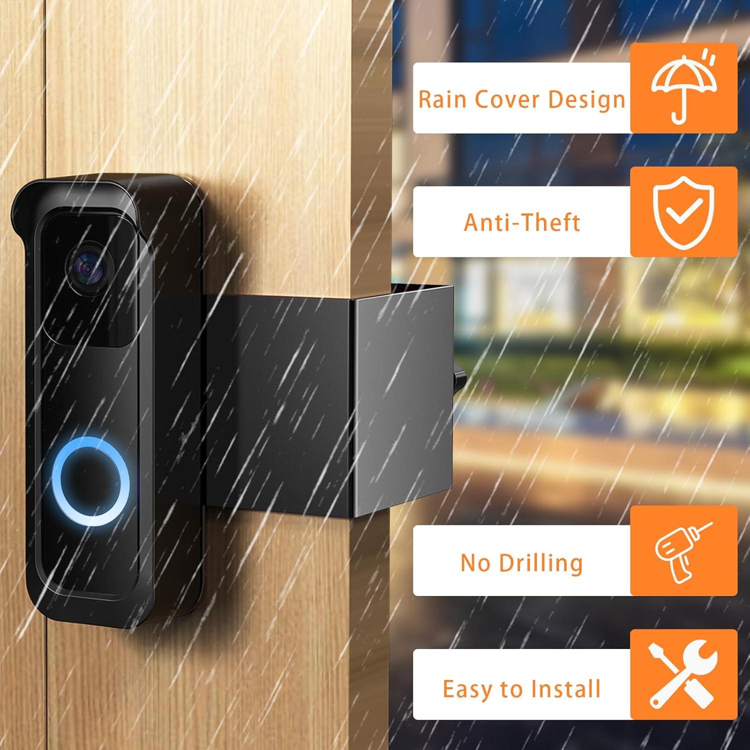 Soporte Antirrobo para Timbre Blink con Cubierta para Lluvia