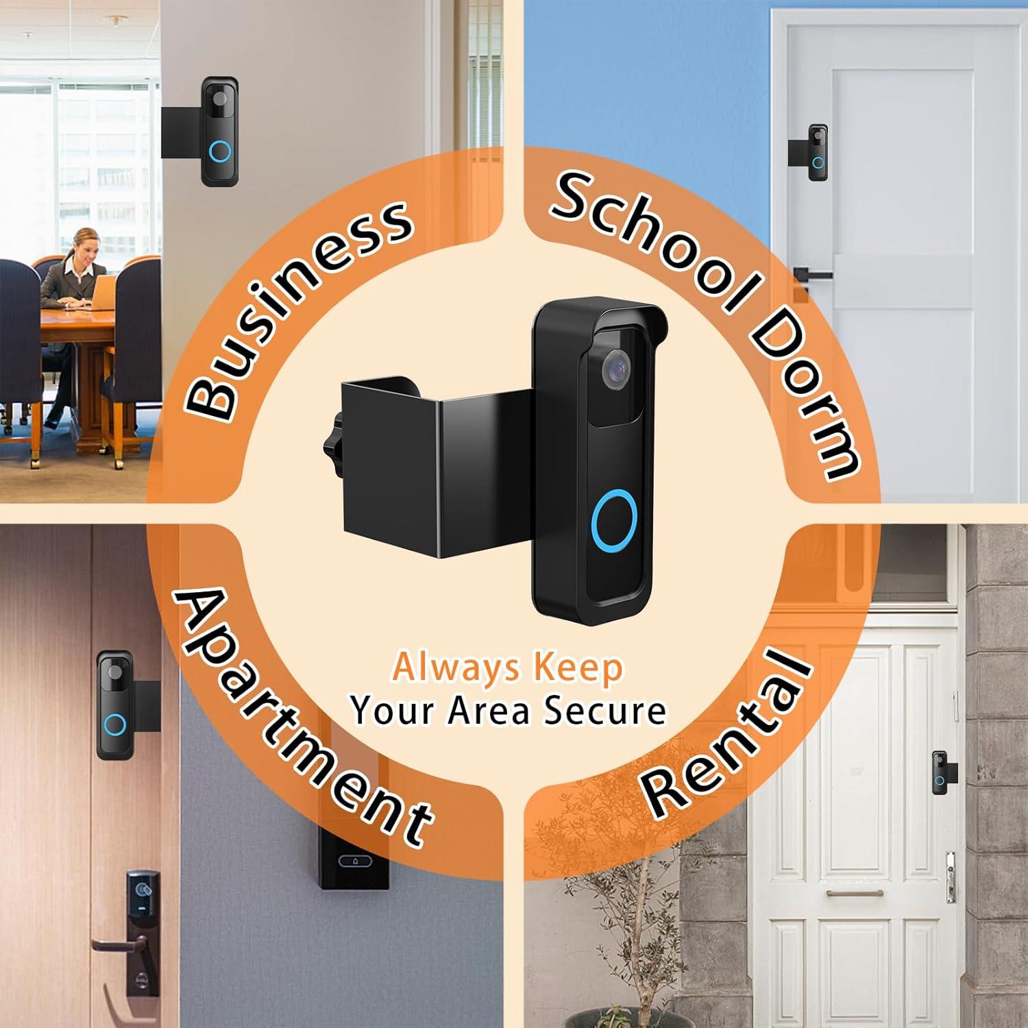 Soporte Antirrobo para Timbre Blink con Cubierta para Lluvia