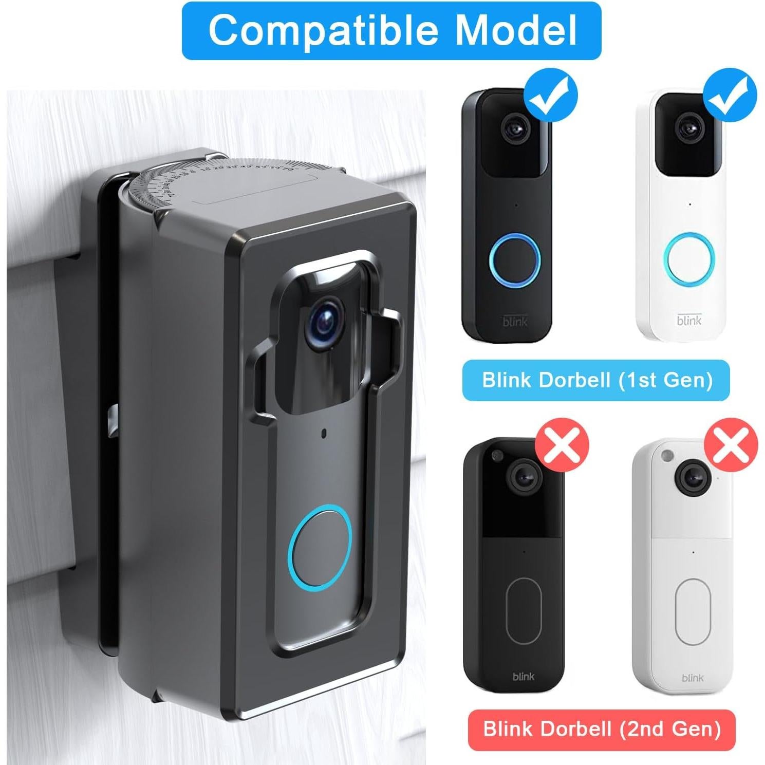 Soporte para timbre Blink 1ra generación AISVAN, ángulo ajustable