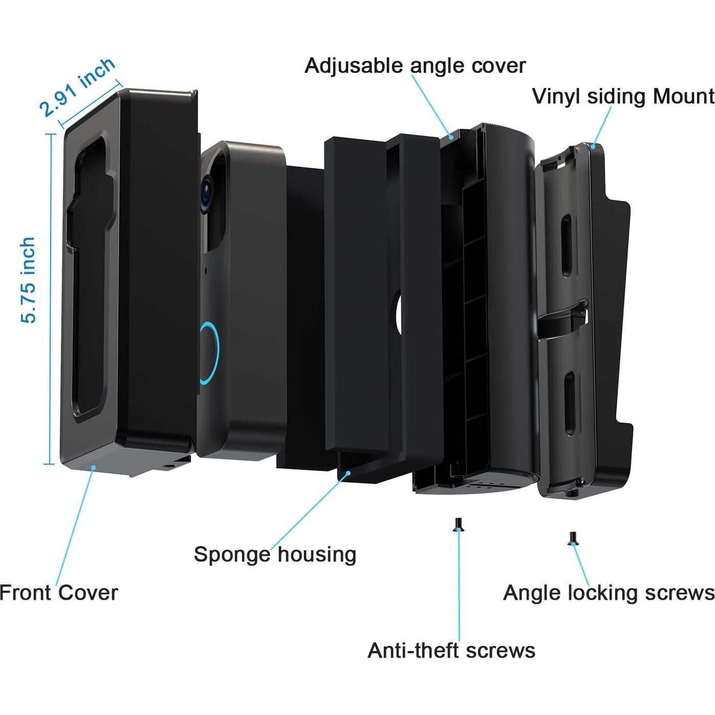 Soporte para timbre Blink 1ra generación AISVAN, ángulo ajustable