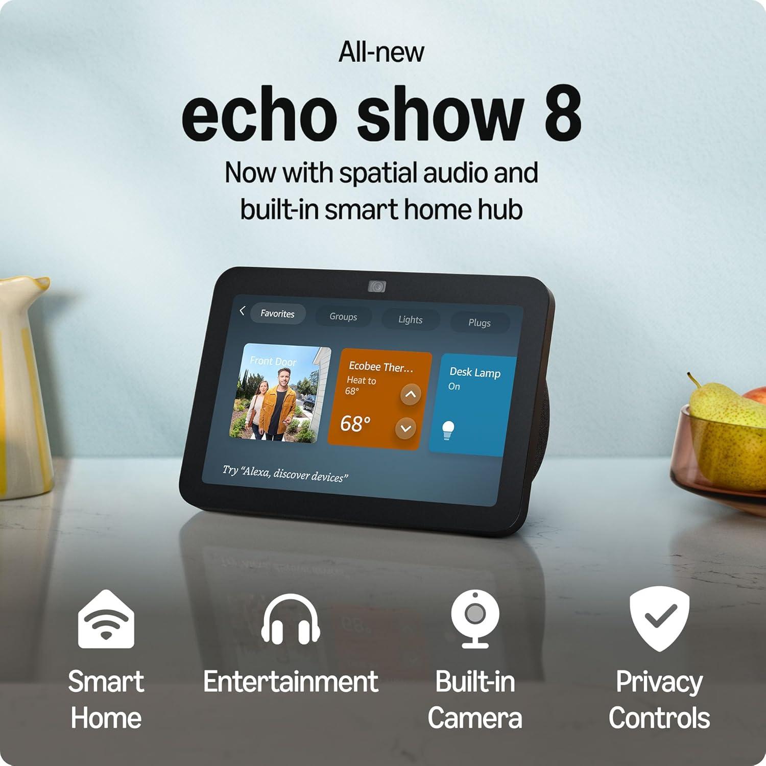 Echo Show 8 with Blink Video Doorbell (newest model)