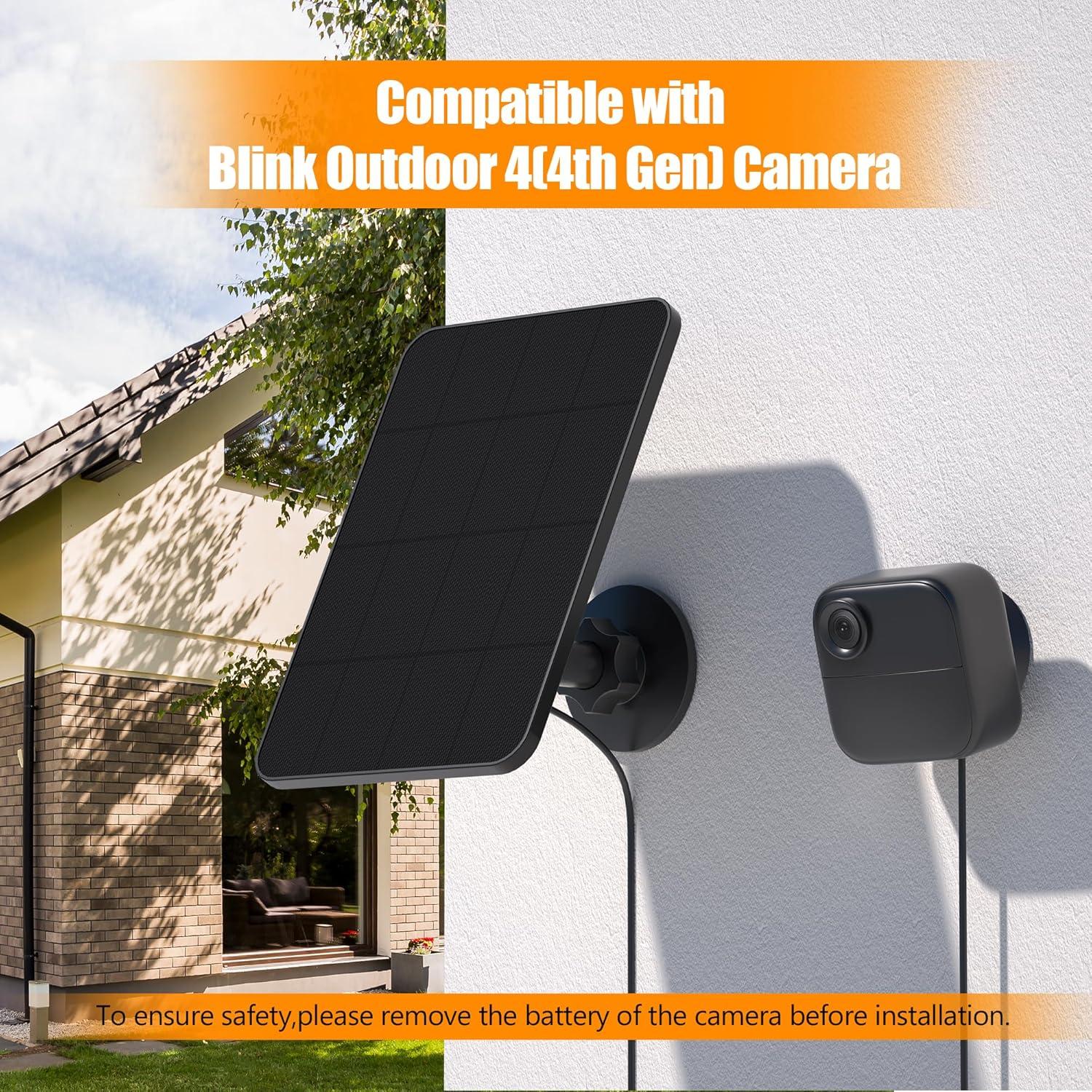 Cargador Solar Rhorawill para Timbre Blink y Outdoor 4 - 4W