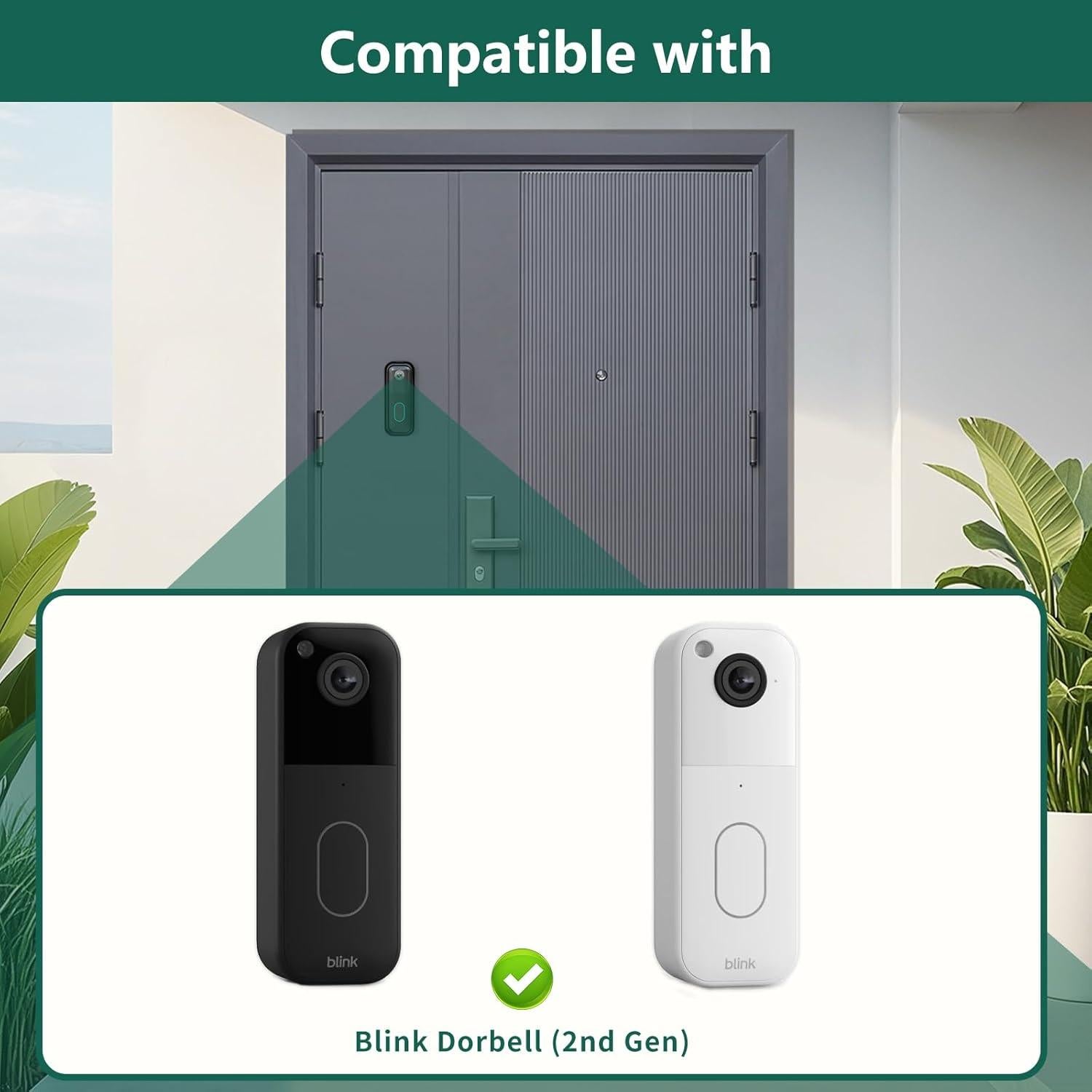 Soporte para Timbre Blink 2ª Generación Hibezos - Negro