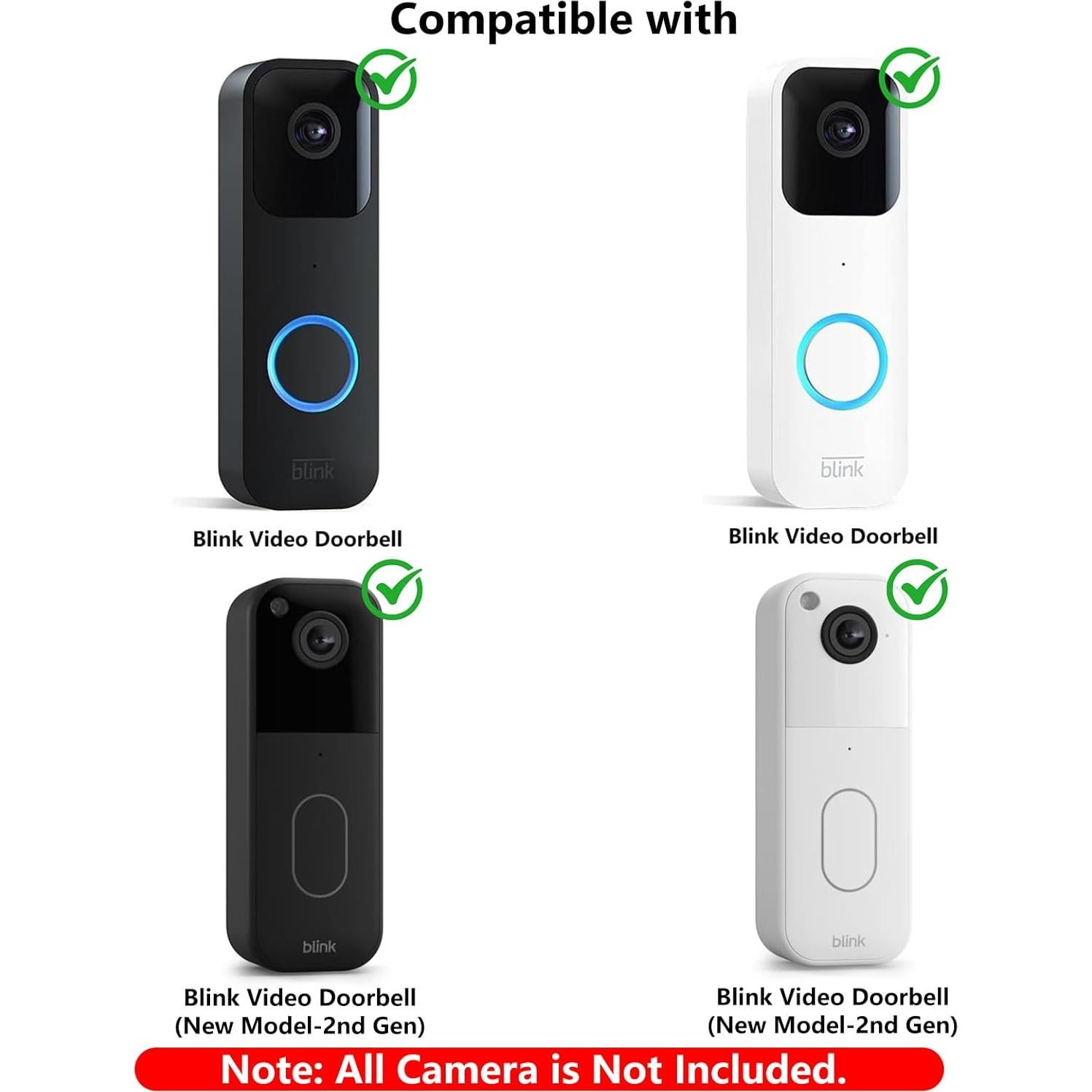 Soporte ajustable para timbre Blink Video Doorbell - Sin taladro