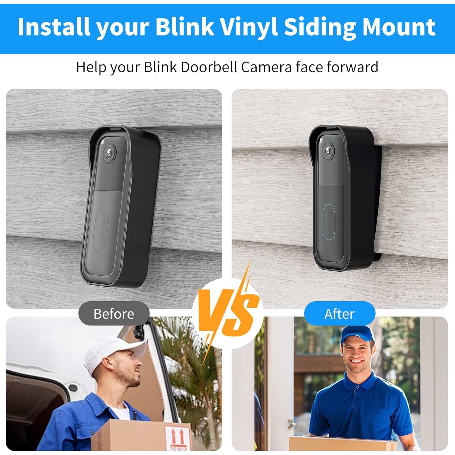 Soporte de Vinilo para Timbre Blink 2ª Gen + Caja Impermeable