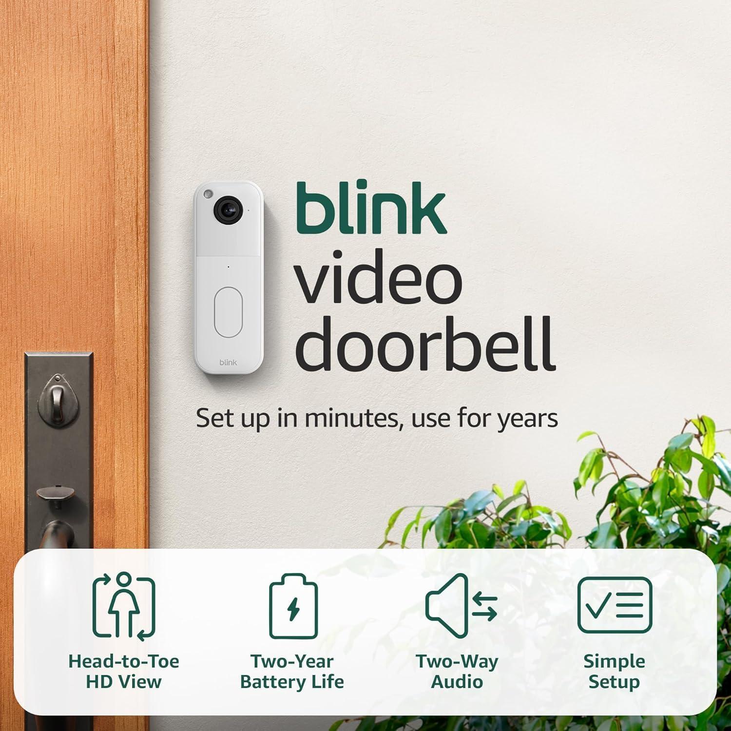 Echo Show 5 with Blink Video Doorbell (newest model)