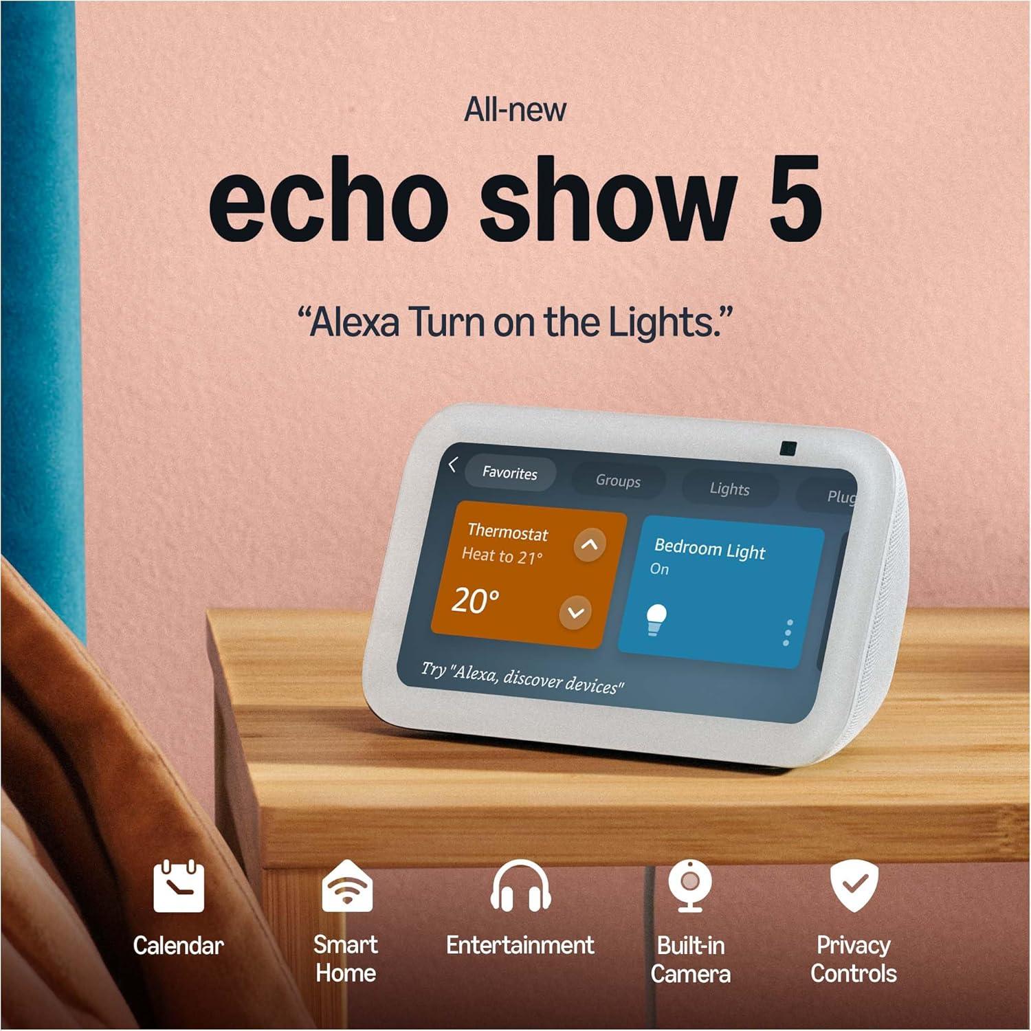Echo Show 5 with Blink Video Doorbell (newest model)