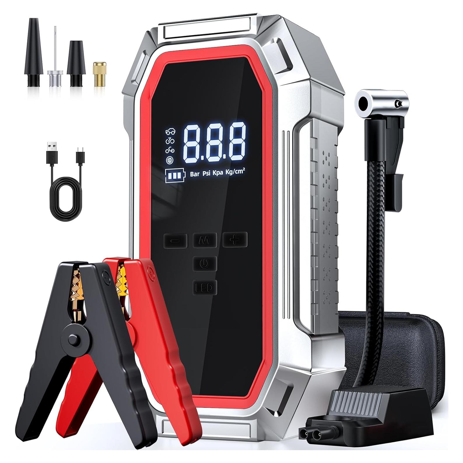 Arrancador de Salto DECHANIE JN-088D 5000A con Compresor 160PSI