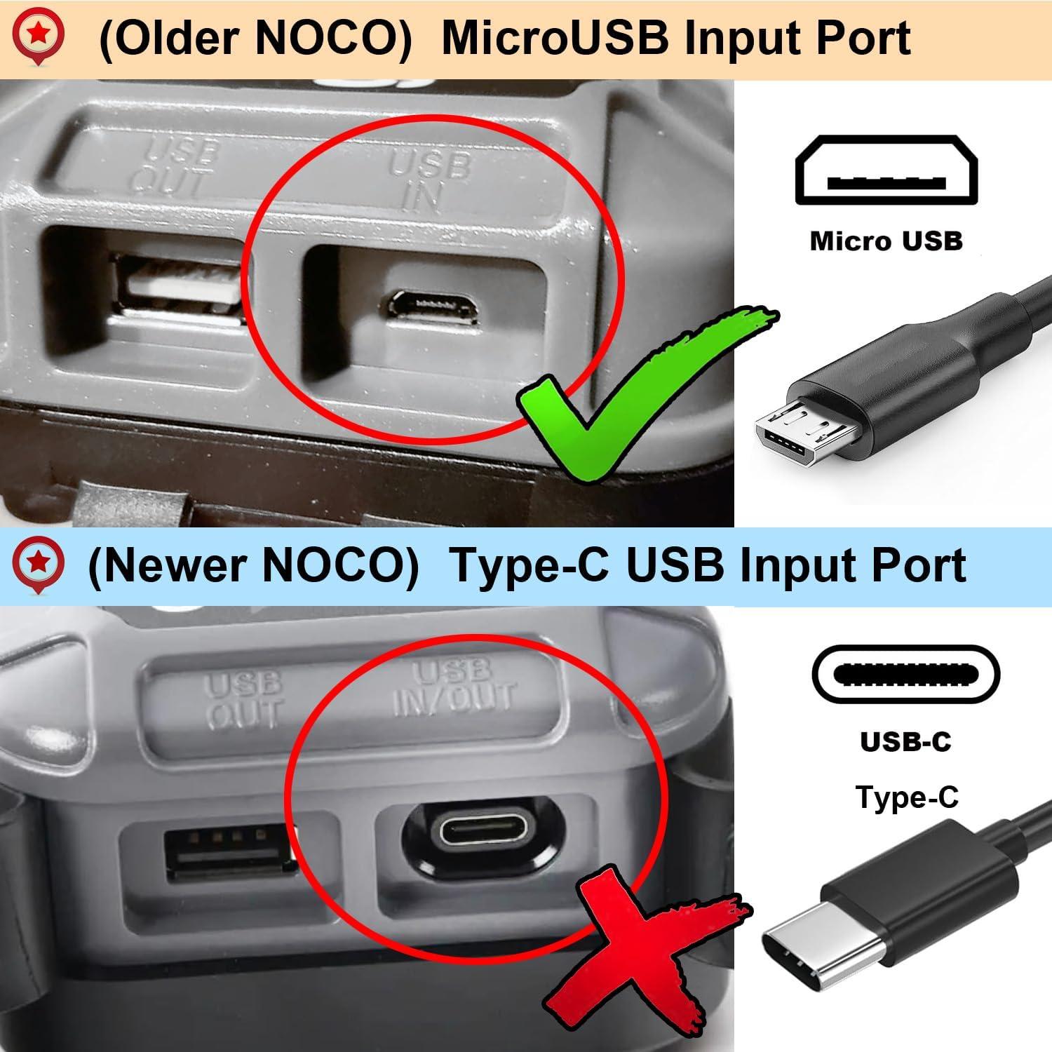 Cable de Carga T POWER para NOCO Boost GBX45 GBX55 GBX75